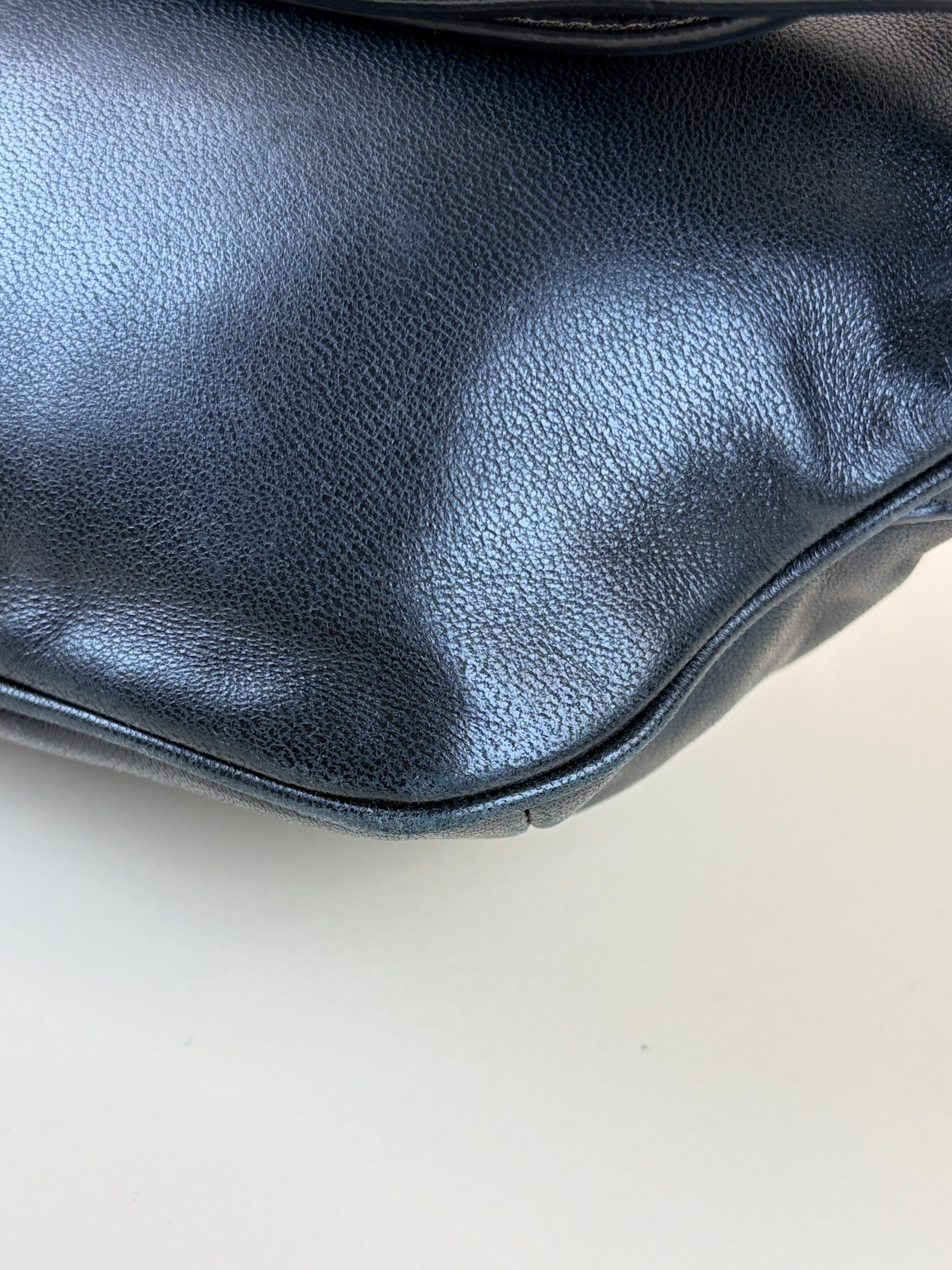 YSL Black Cassandre Classic Belt Bag