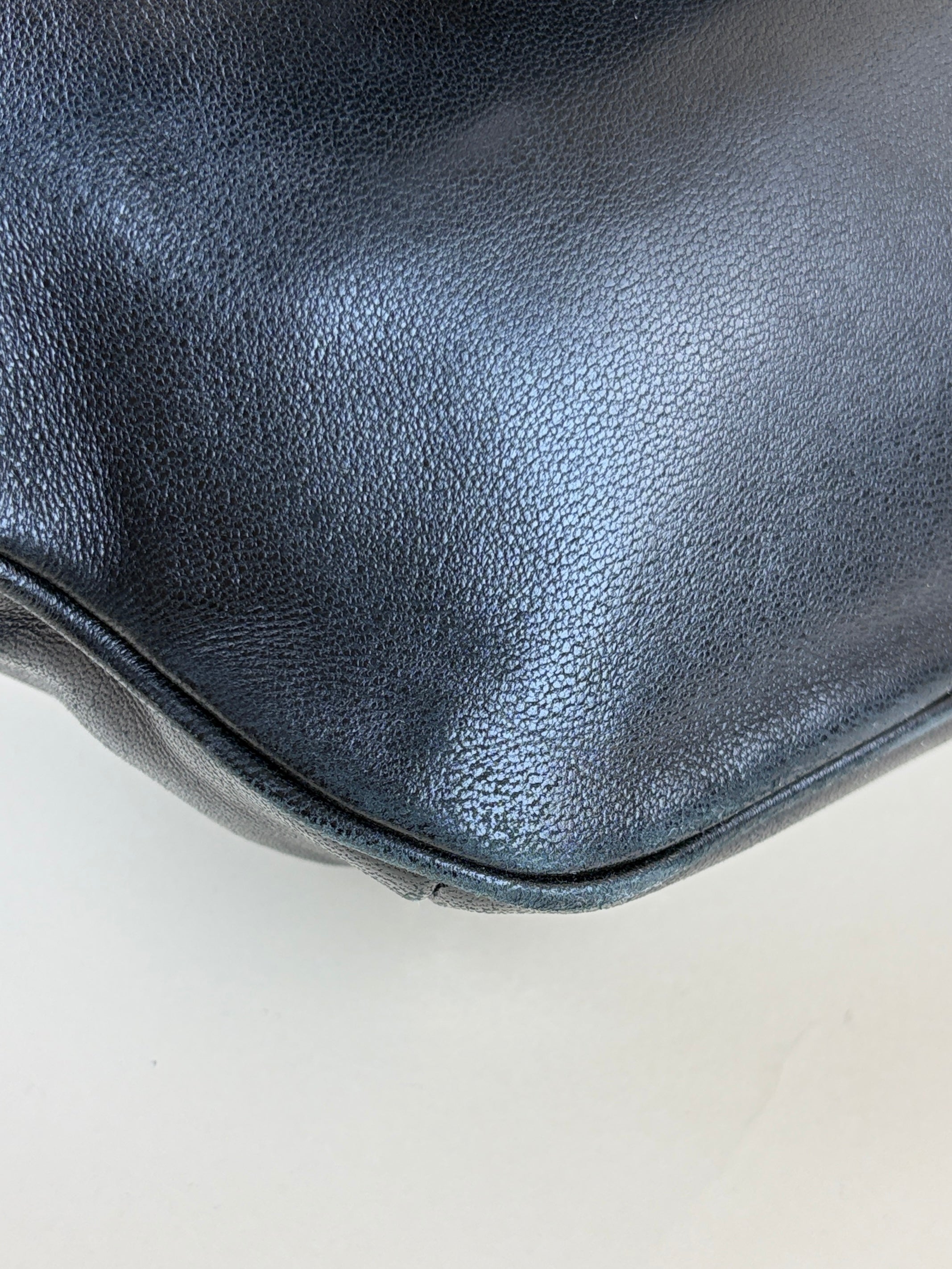 YSL Black Cassandre Classic Belt Bag