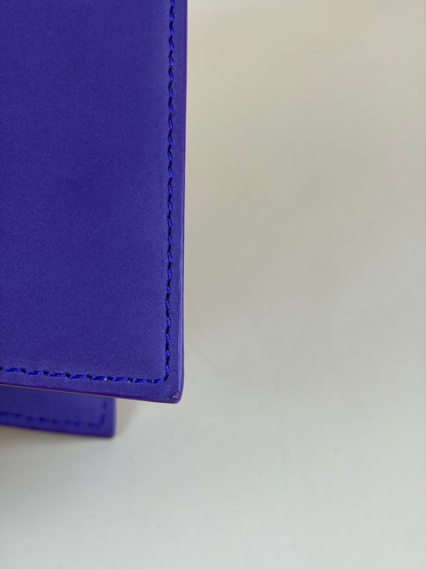 Jacquemus Purple nubuck moyen medium Chiquita tote bag