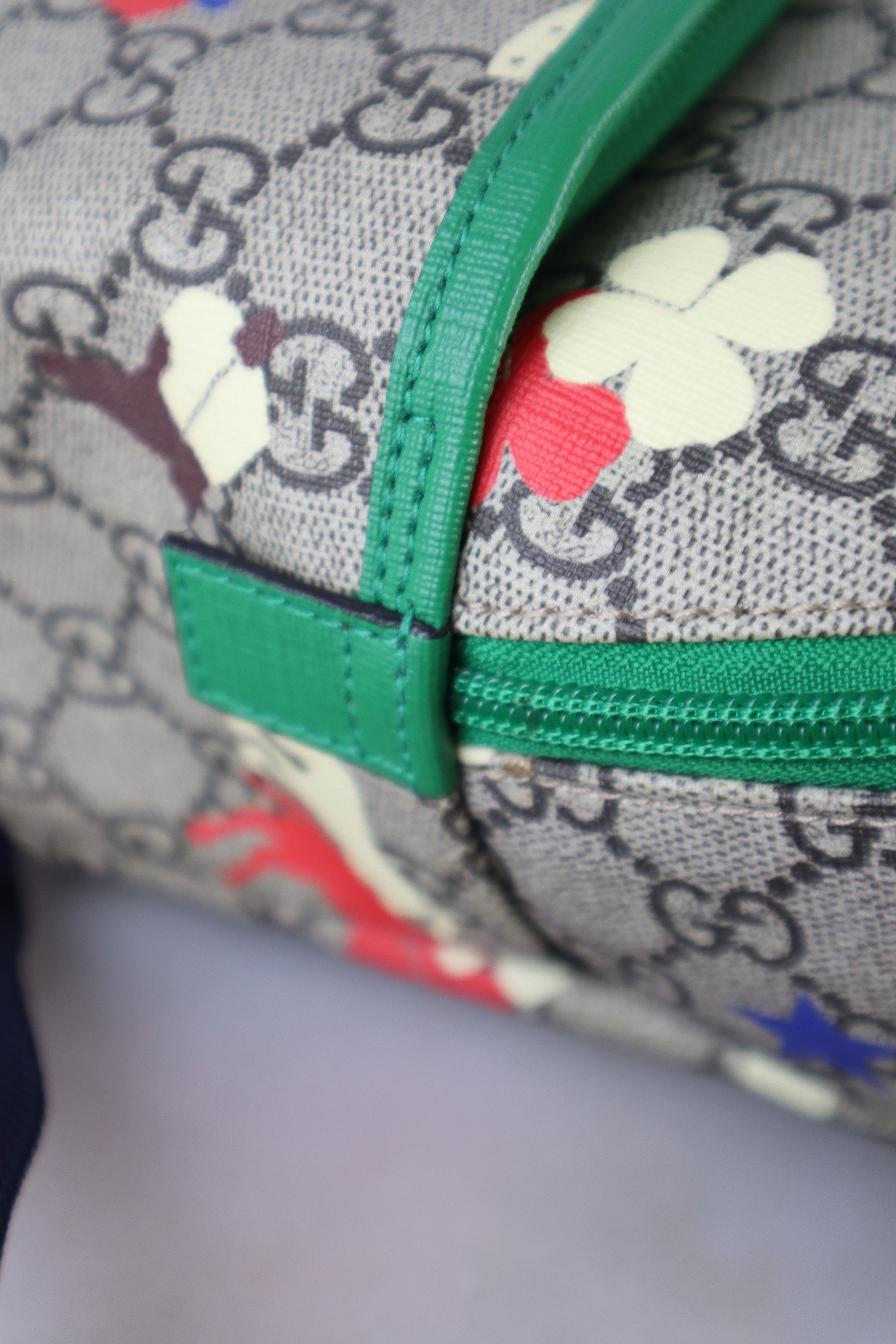Gucci Multicolor GG Children Print Backpack Bag
