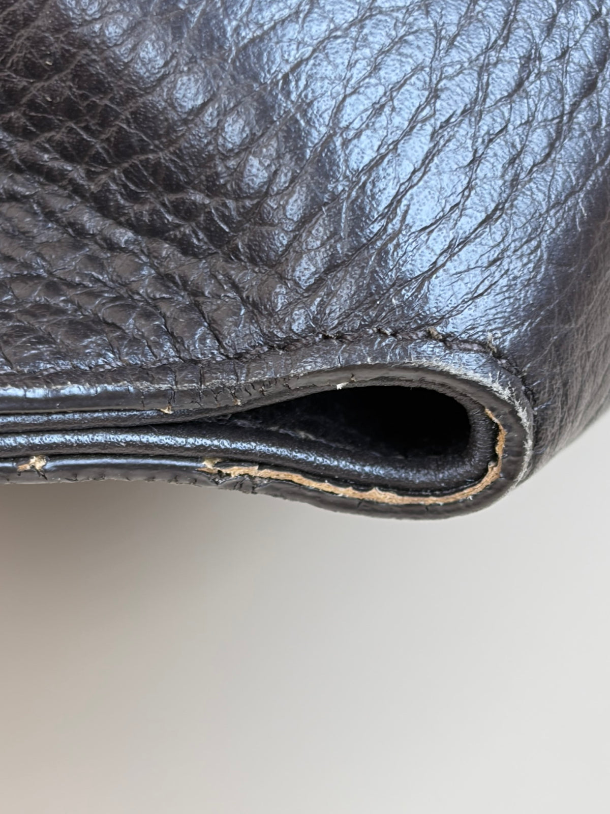 Gucci brown horse bit canvas leather hobo bag