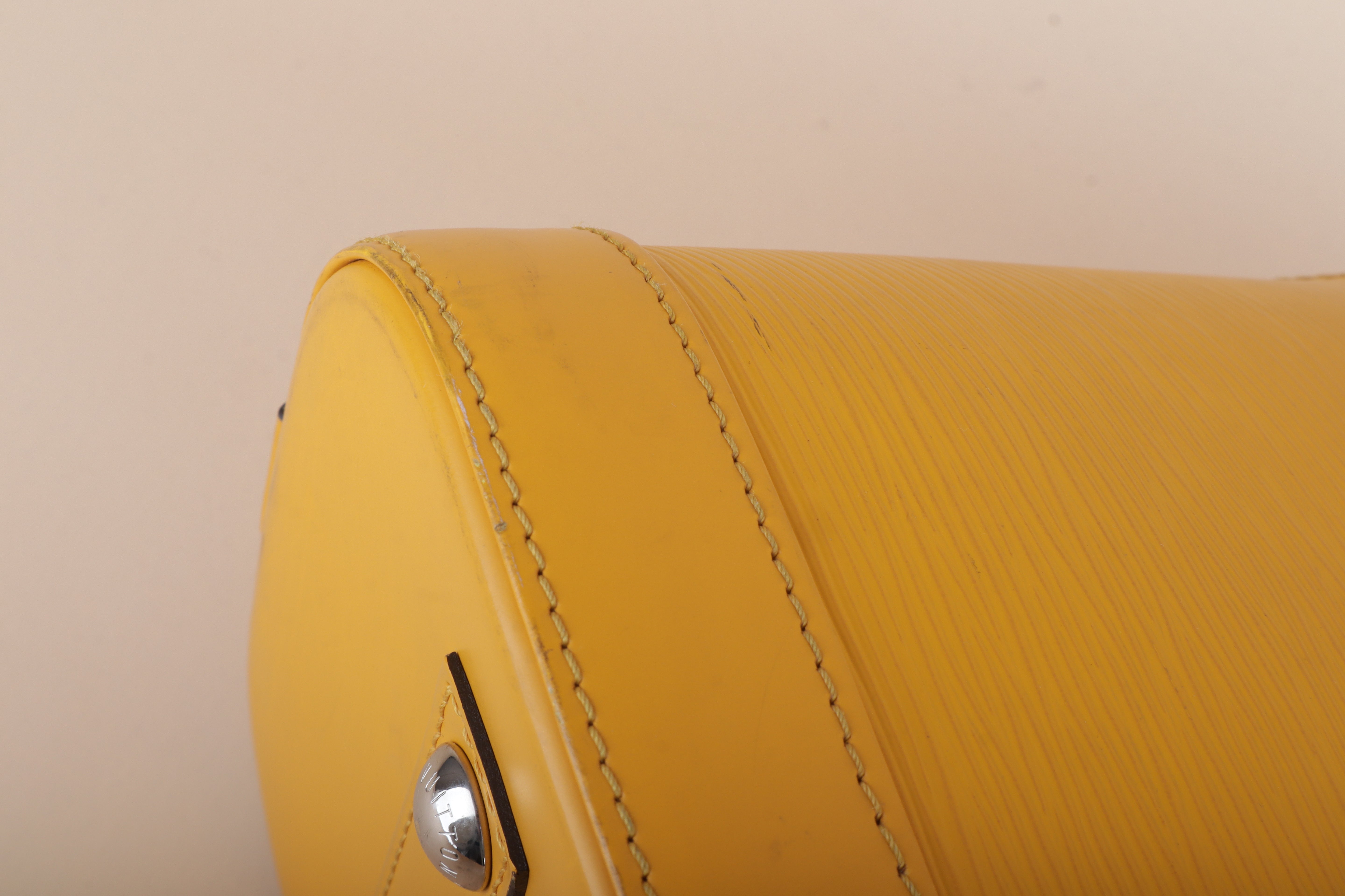 Louis Vuitton Epi Leather Alma PM Bag with Strap