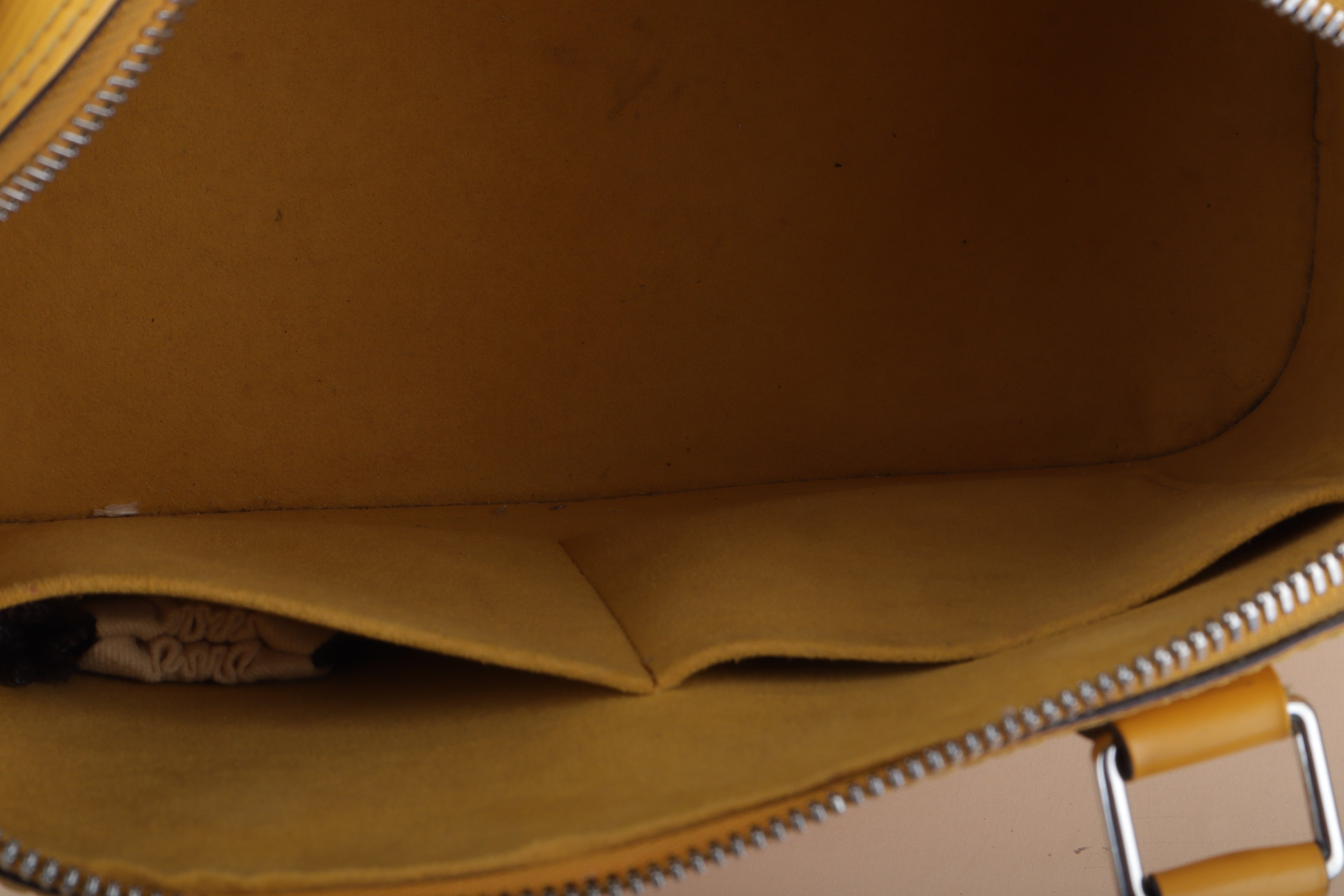 Louis Vuitton Epi Leather Alma PM Bag with Strap
