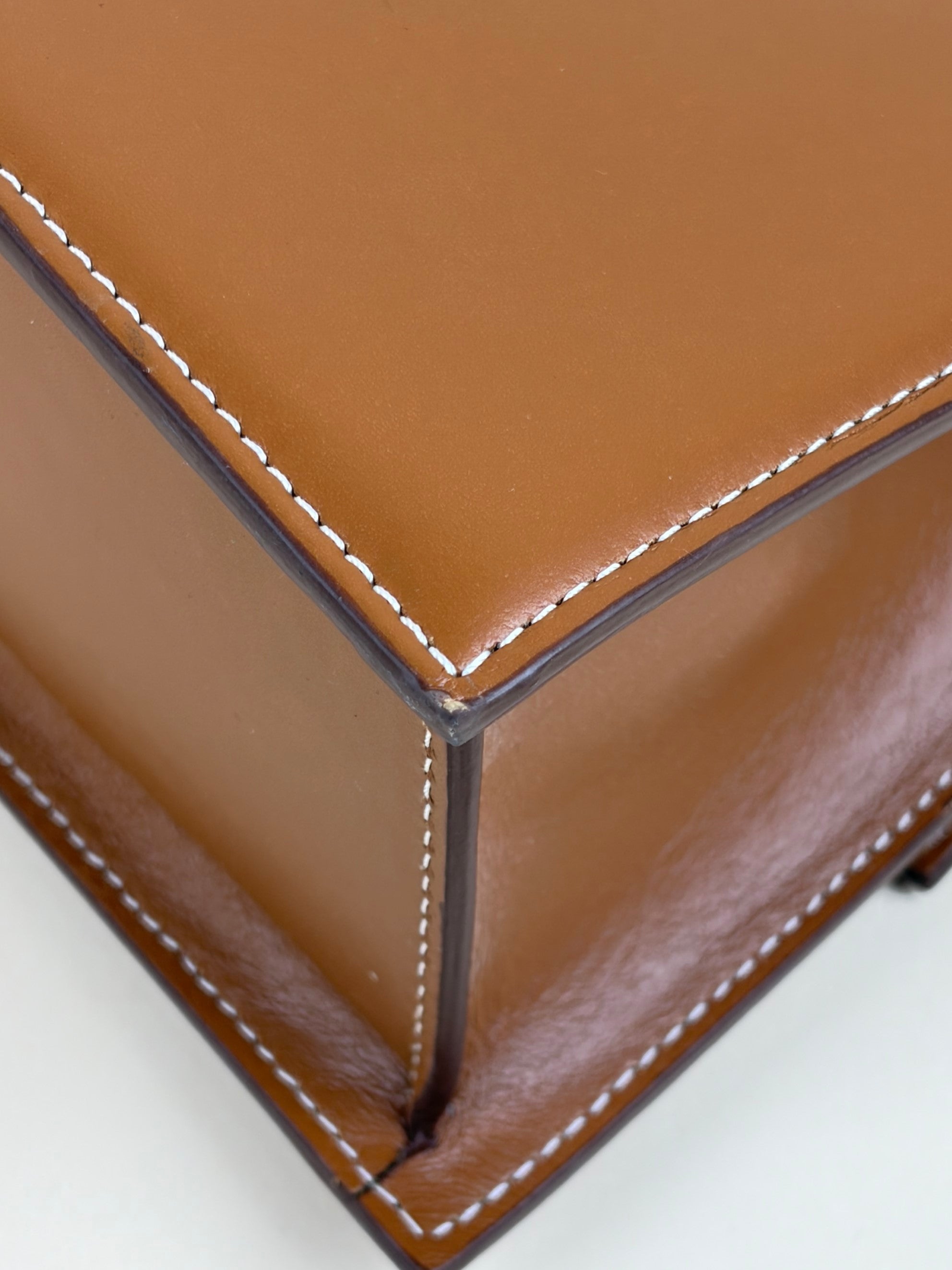 Jacquemus light brown leather le Chiquita grand large tote bag