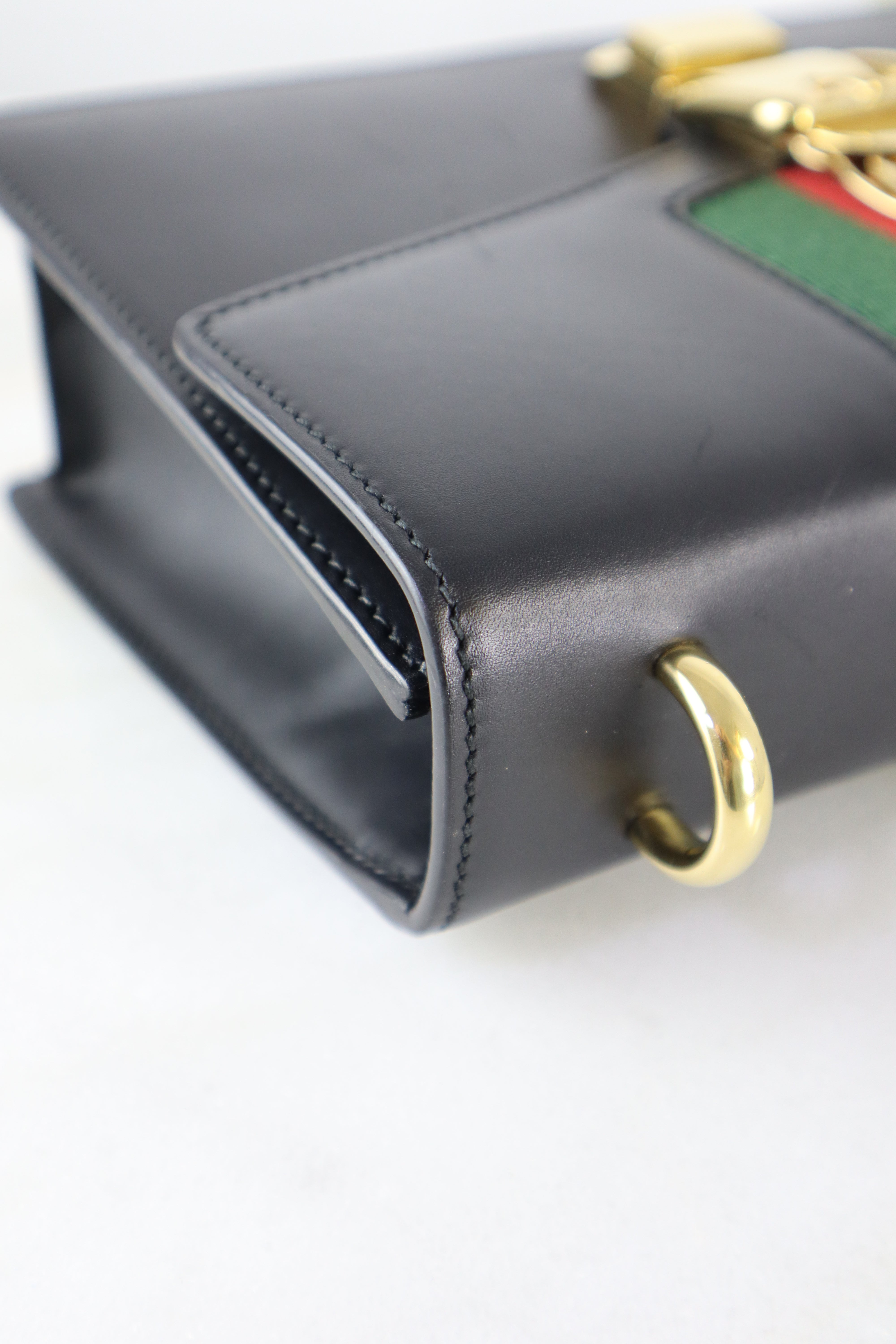 Gucci Black Sylvie Small Ophidia Bag