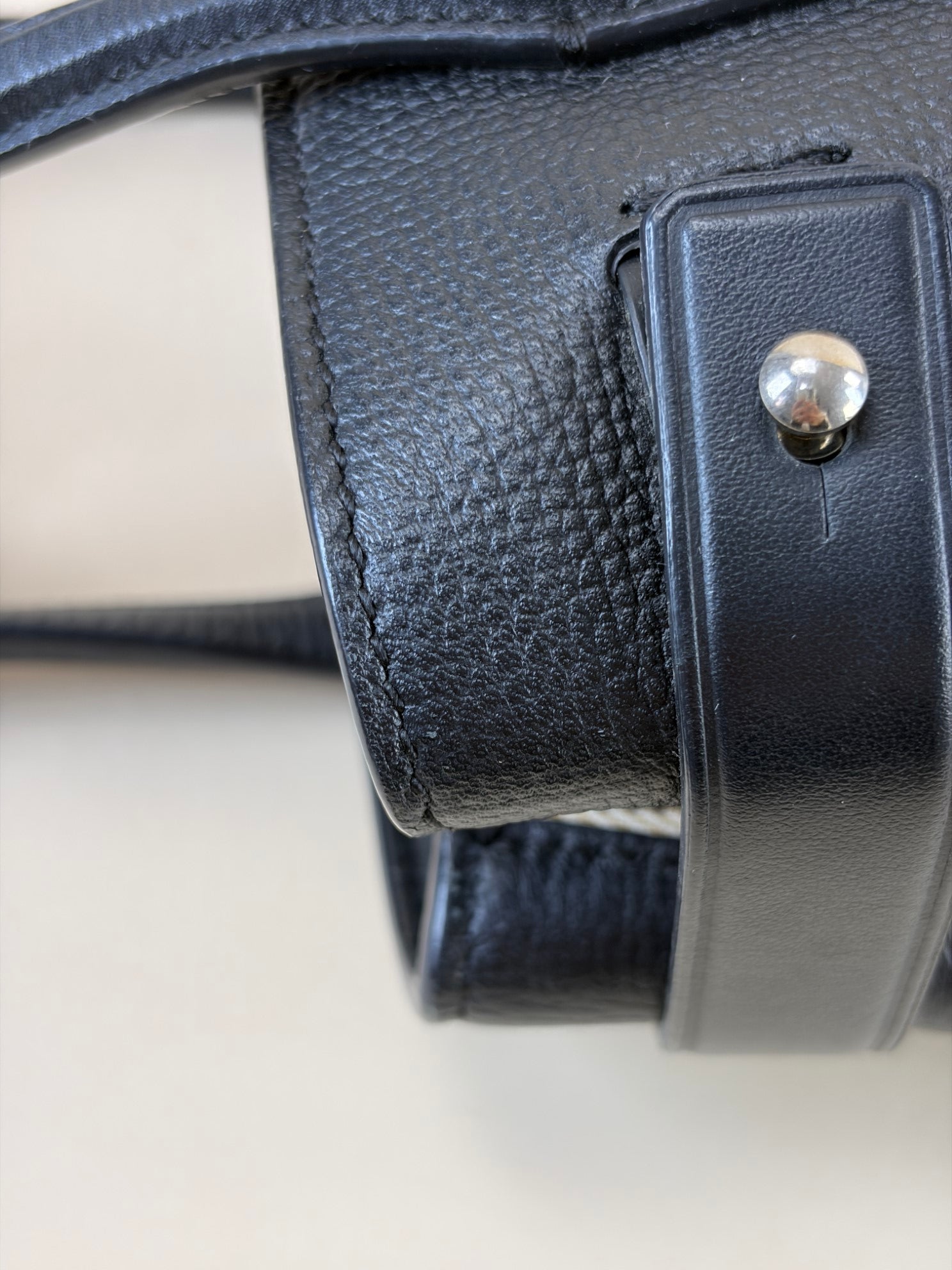 Burberry Black Small Banner House Check Tote Bag with Strap