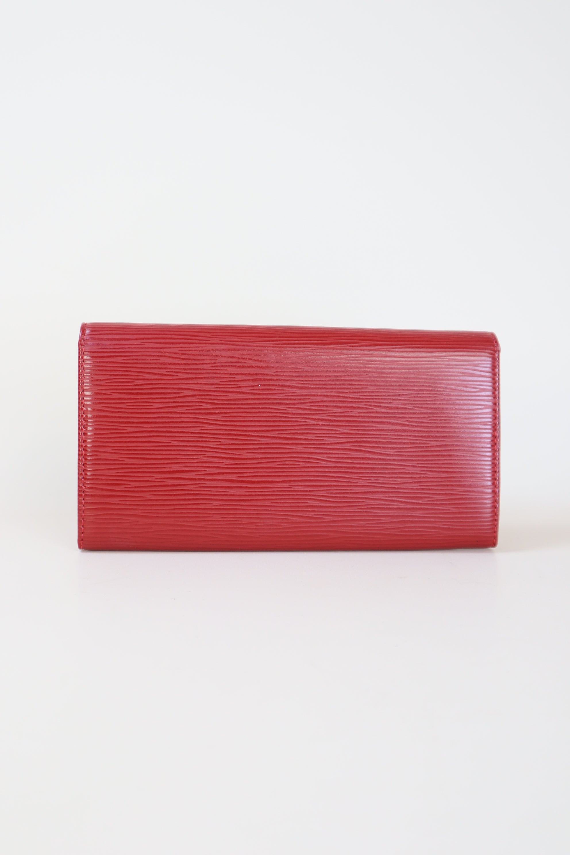 Louis Vuitton Red Sarah Long Wallet