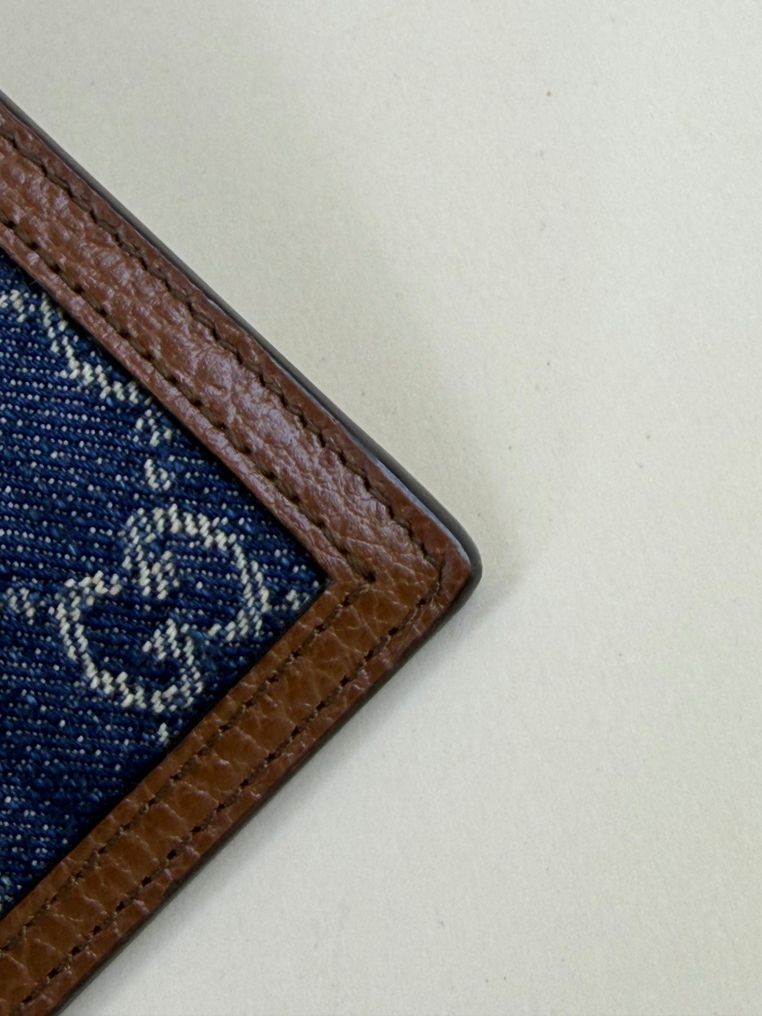 Gucci Blue New Denim GG Pouch