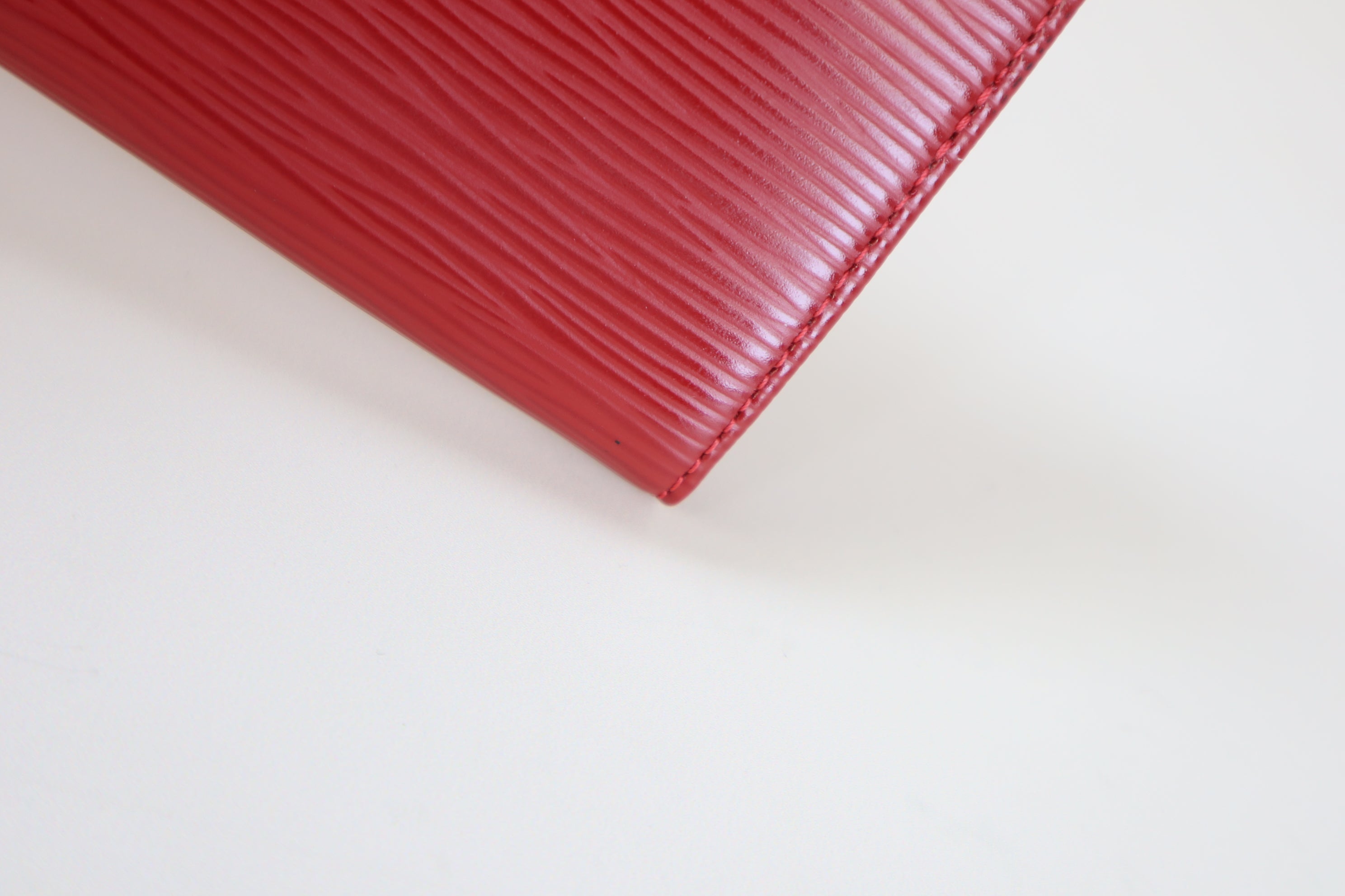 Louis Vuitton Red Sarah Long Wallet