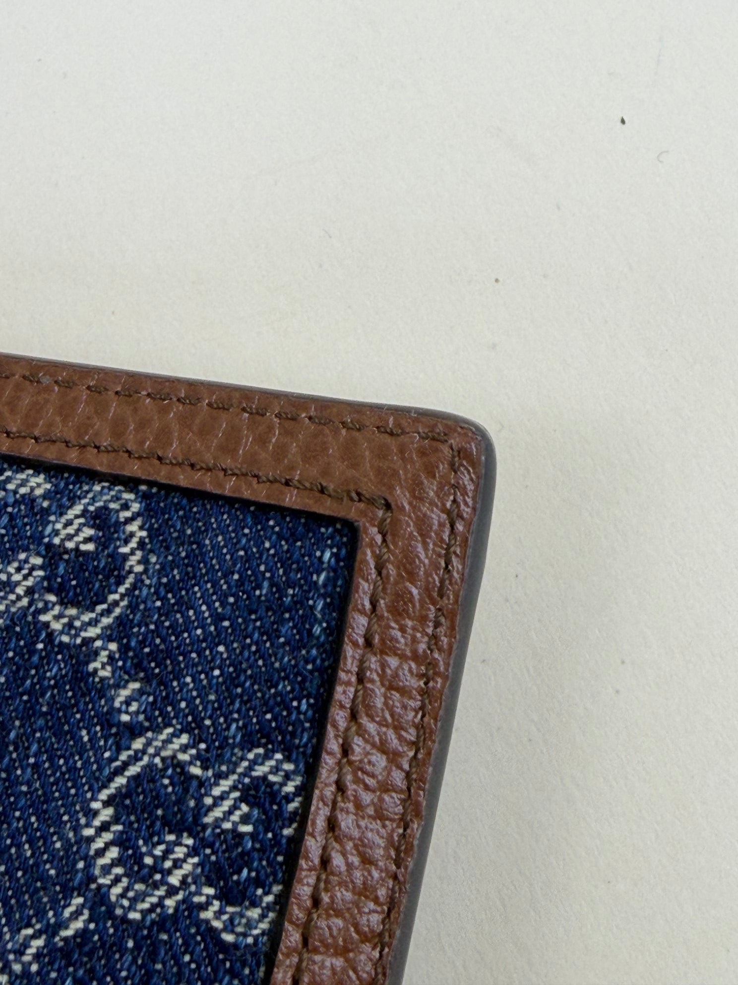 Gucci Blue New Denim GG Pouch