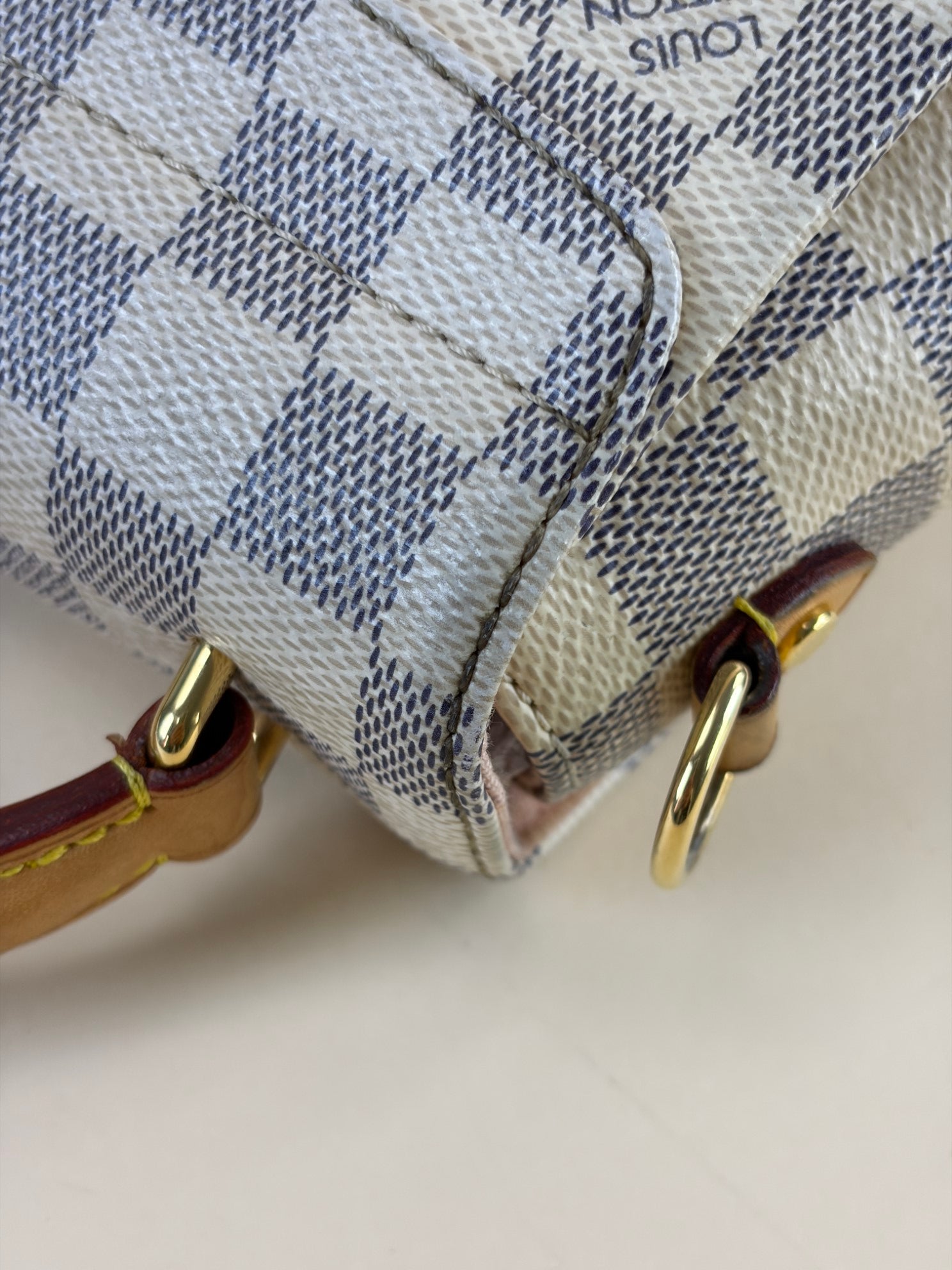 Louis Vuitton Damier Azur Croisette Shoulder Bag
