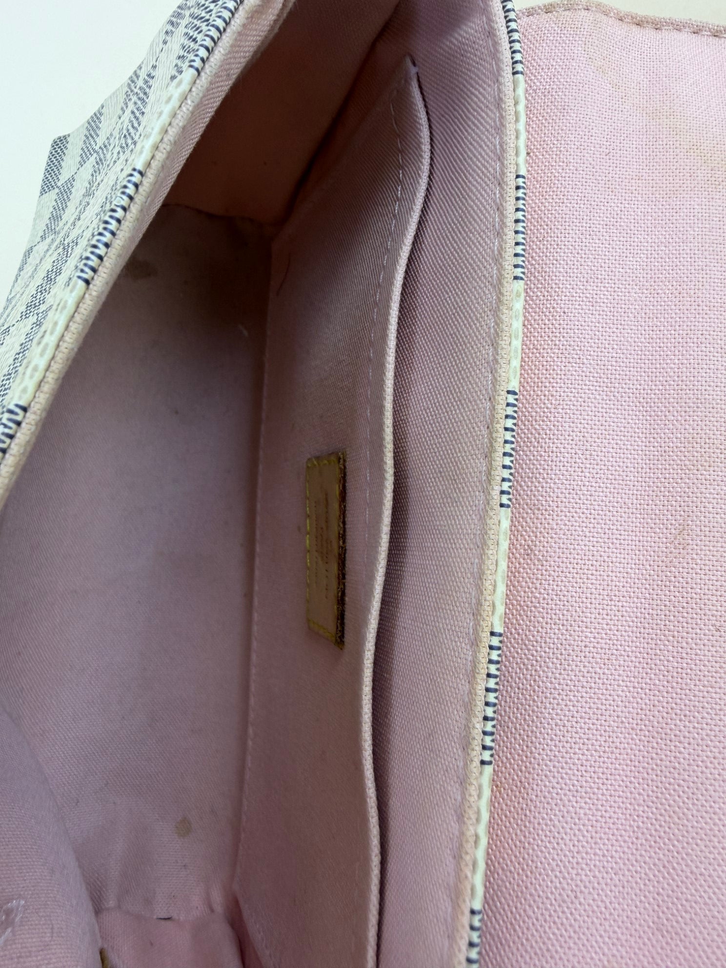 Louis Vuitton Damier Azur Croisette Shoulder Bag