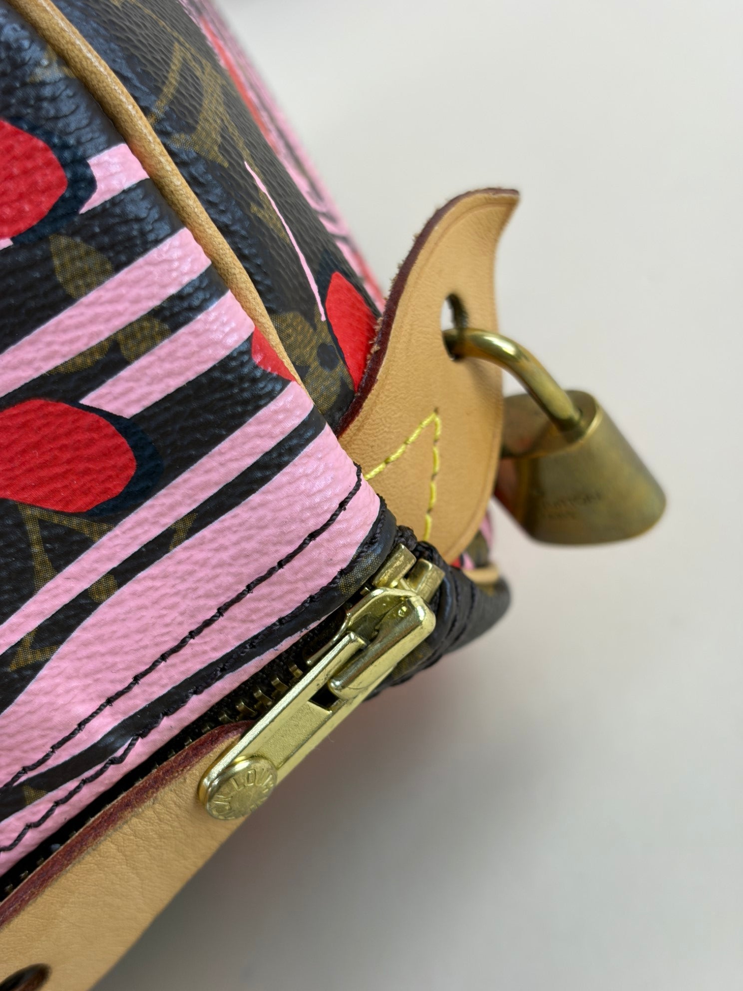 Louis Vuitton Monogram Jungle Dots Palms Limited Edition Speedy 30 Tote Bag