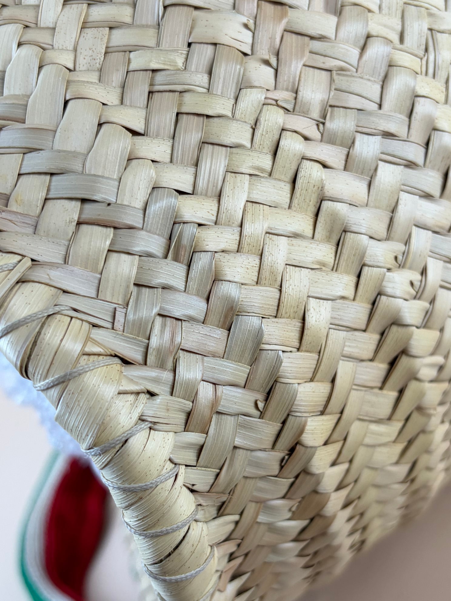 Dolce & Gabbana straw Kendra Baci wove in beige tote bag