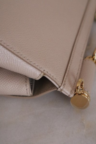 Dolce & Gabbana Beige Large Tote Bag