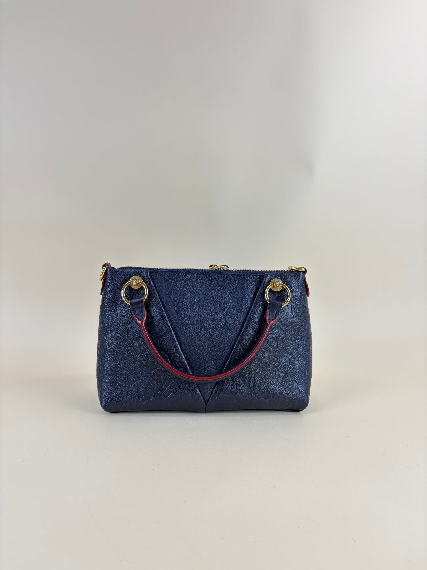 Louis Vuitton Dark Blue Monogram V Empreinte Tote Bag