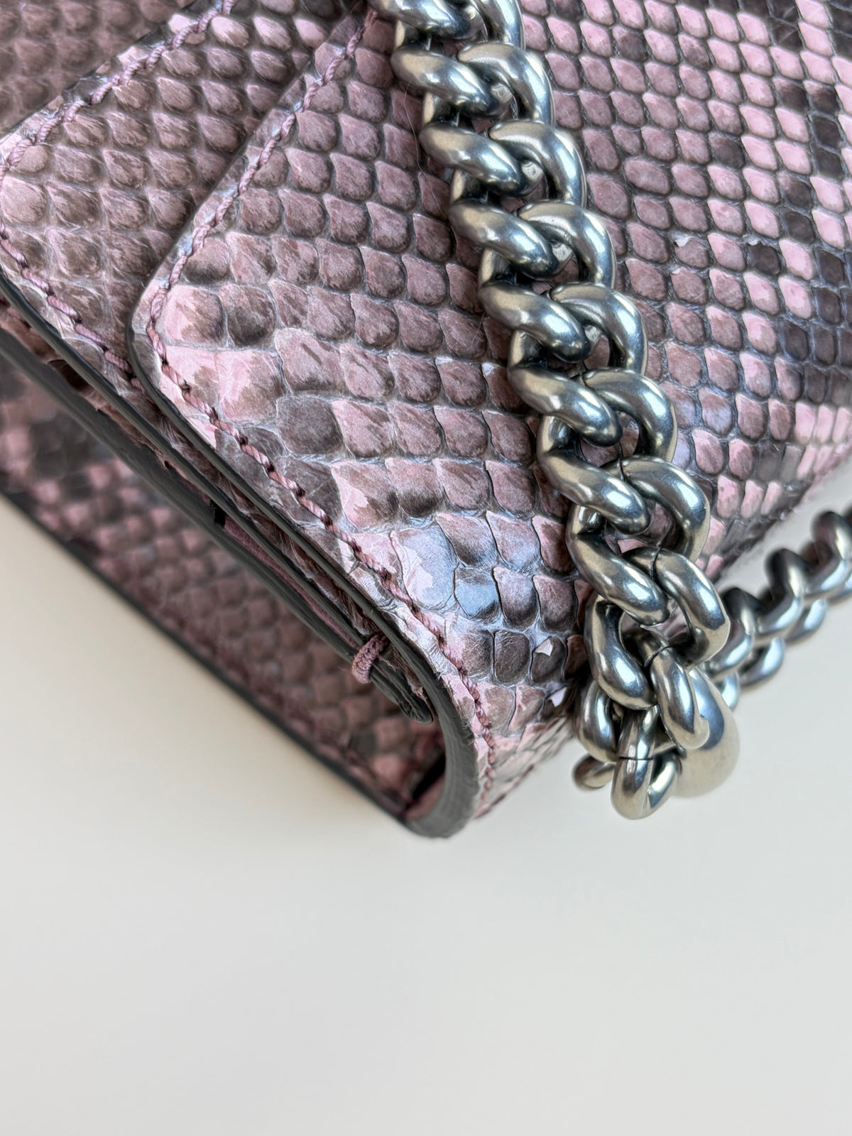 Gucci Dionysus mini bicolor pink and brown