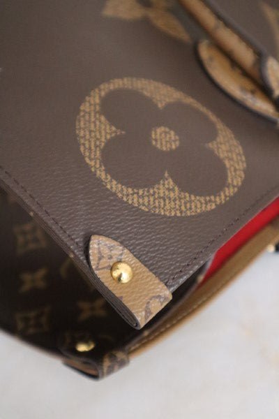 Louis Vuitton Bicolor Monogram Reverse Onthego GM Bag