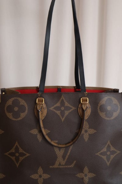 Louis Vuitton Bicolor Monogram Reverse Onthego GM Bag