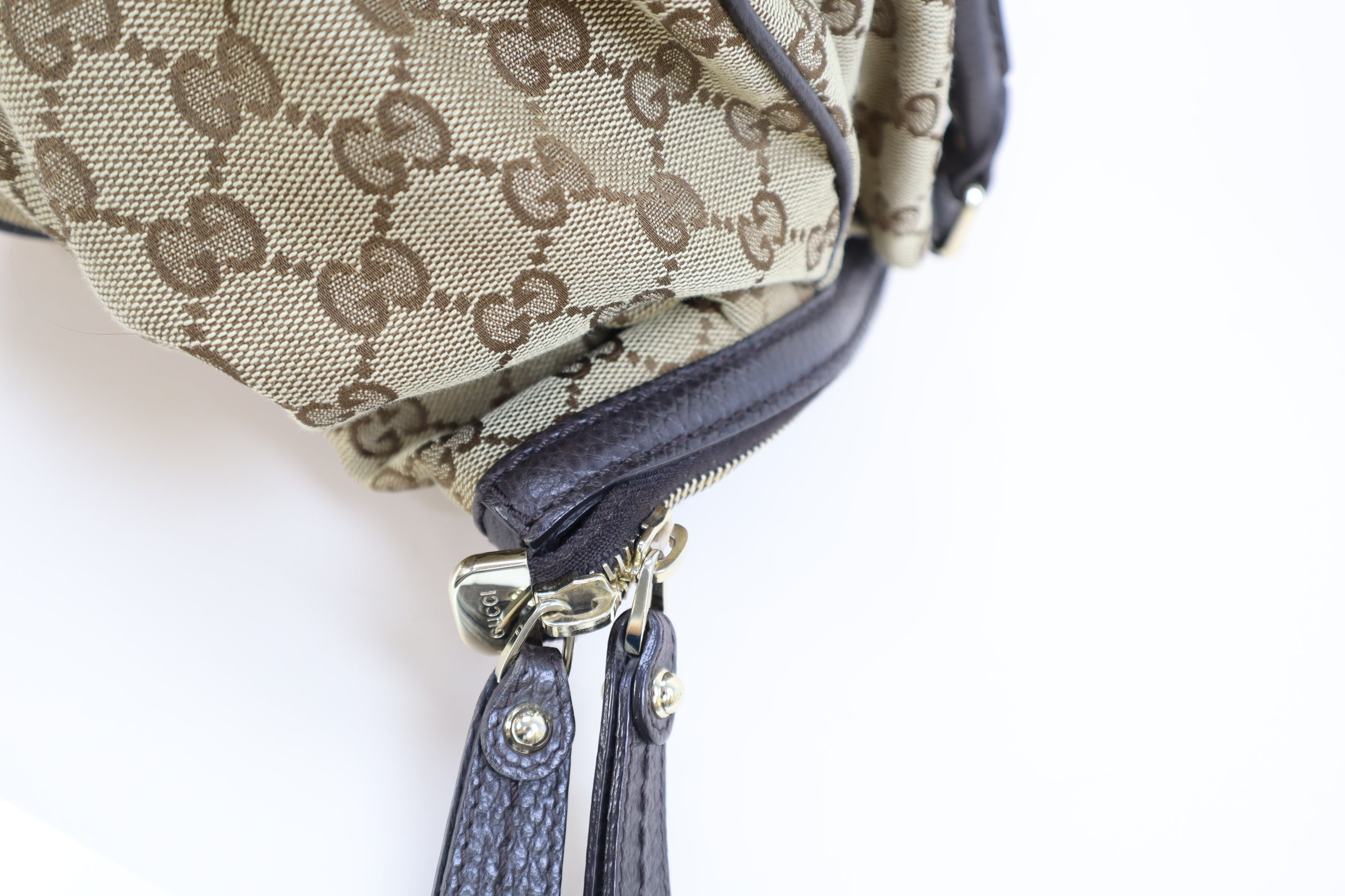 Gucci Ebony GG Sukey Bag