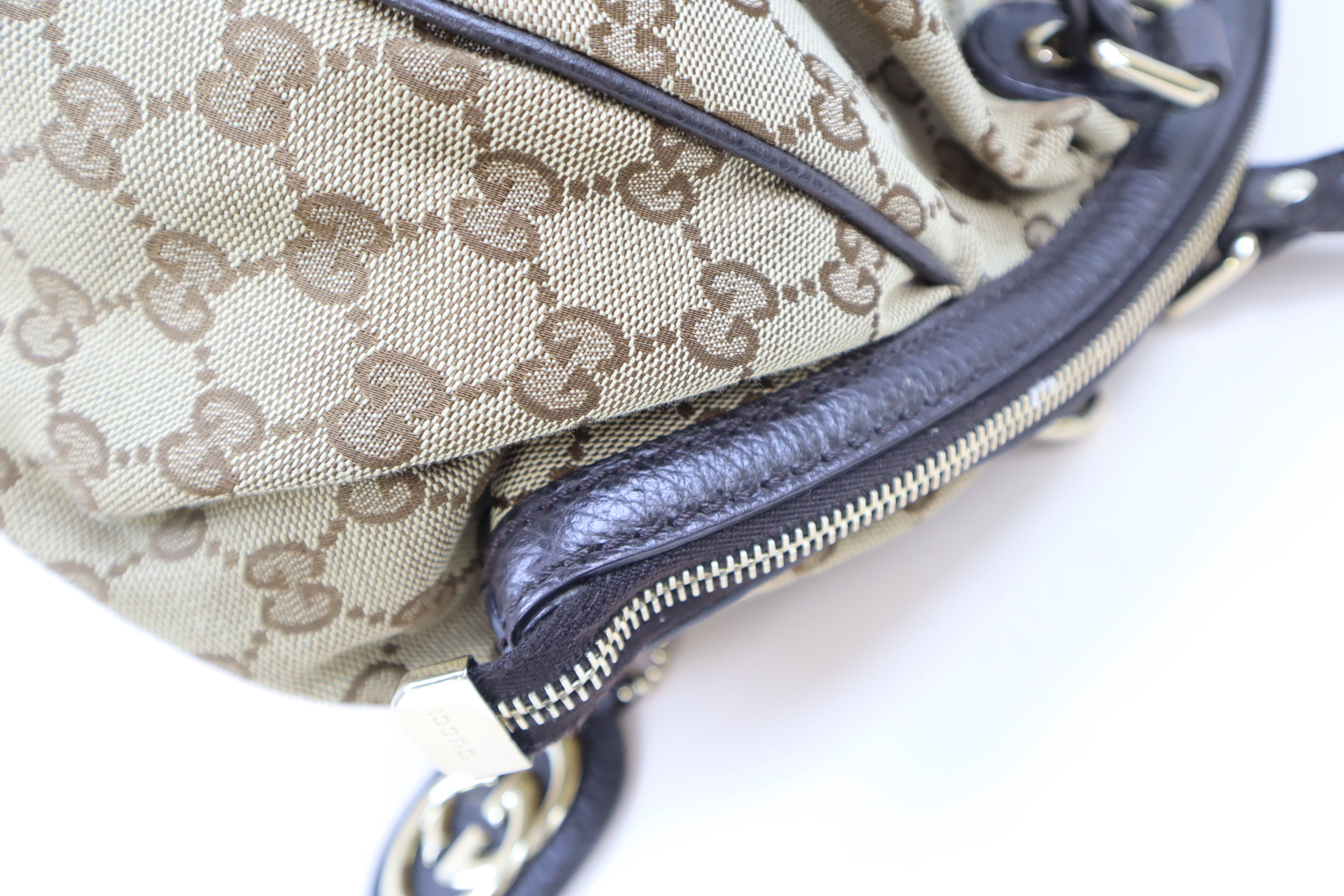 Gucci Ebony GG Sukey Bag