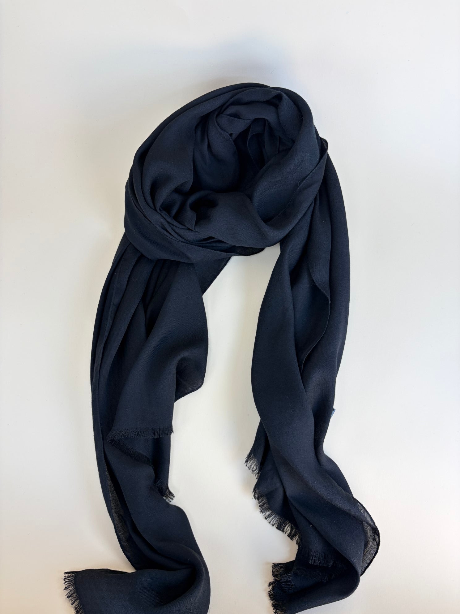 Dolce & Gabbana Black Wool Scarf