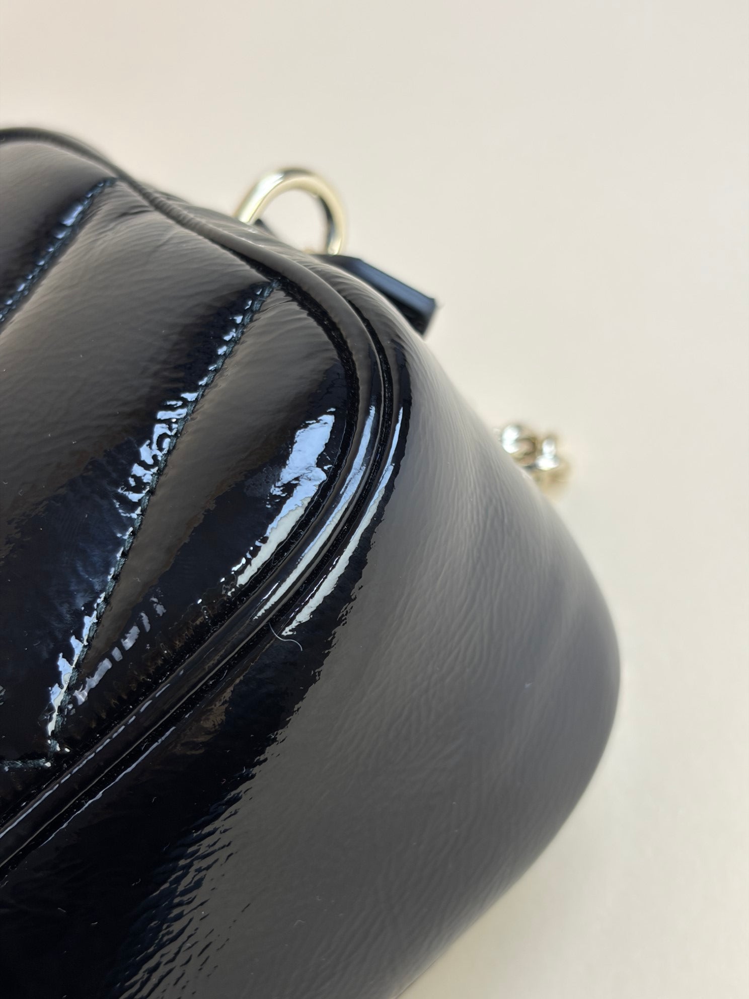 Gucci Black GG Small Marmont Camera Bag