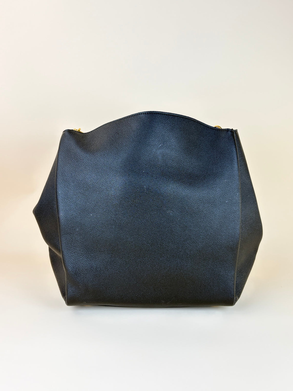 Louis vuitton black leather babylone mm bag