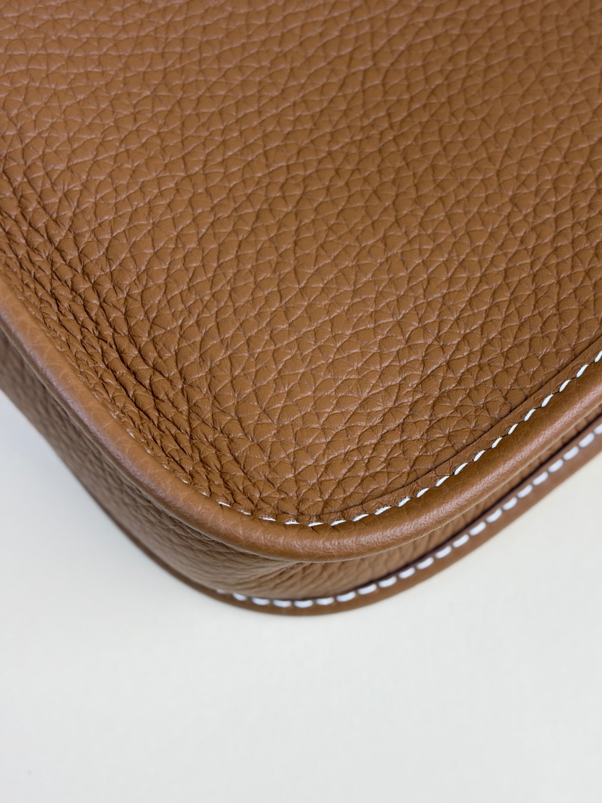 Hermes gold tourbillon Clemence leather Evelyne 16 amazon Bag