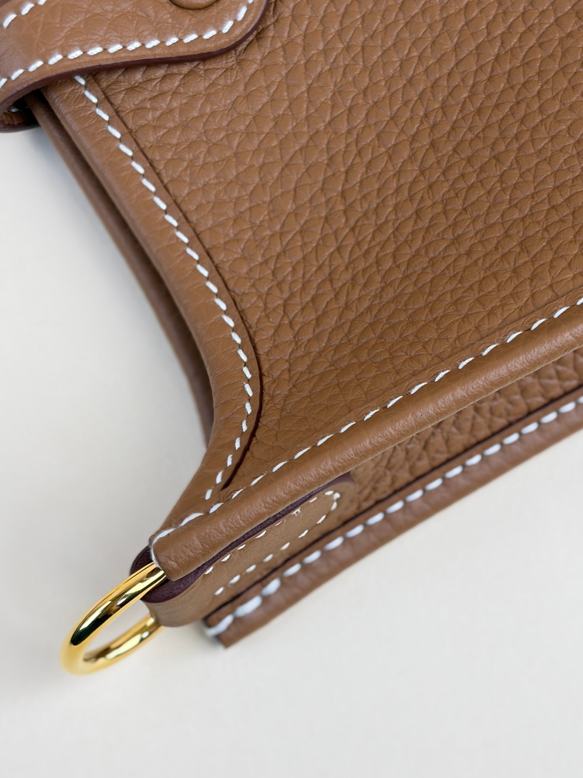 Hermes gold tourbillon Clemence leather Evelyne 16 amazon Bag