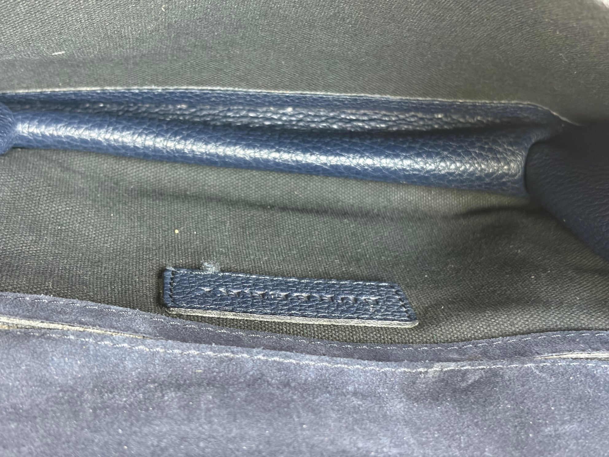 Burberry Blue House Check Macken Bag