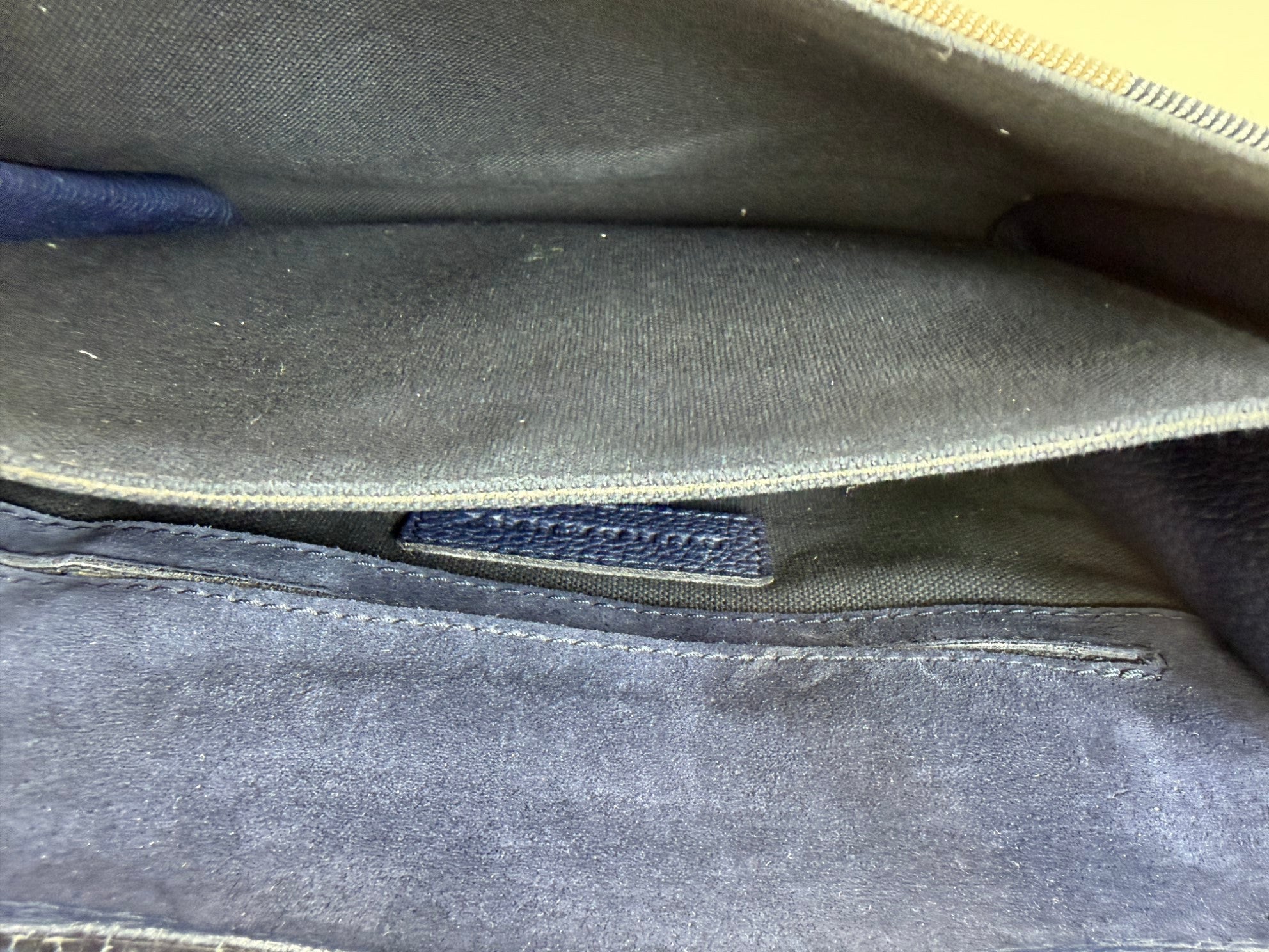 Burberry Blue House Check Macken Bag
