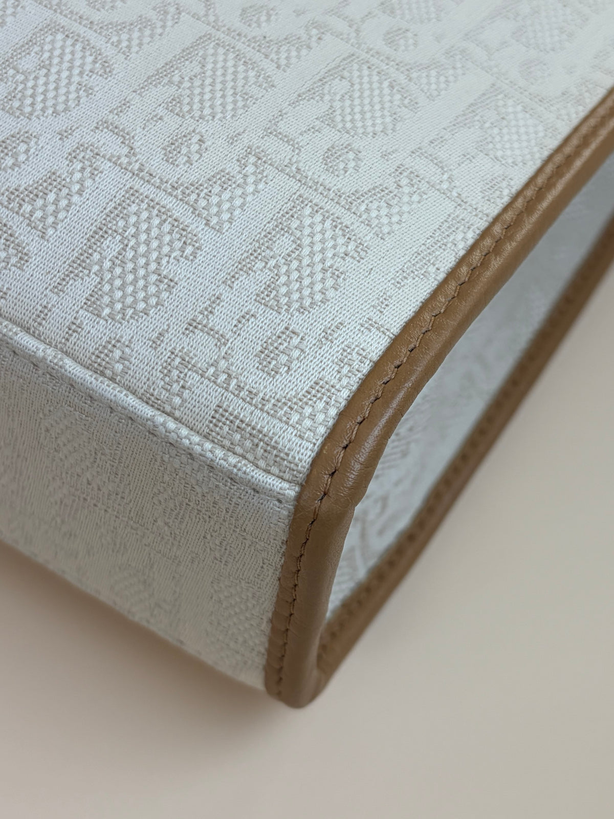 Dior beige oblique 30 Montaigne dea pouch clutch