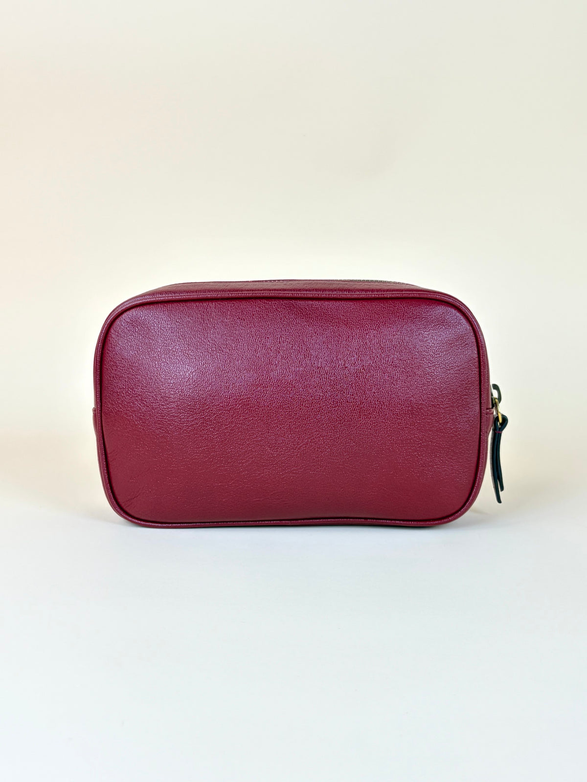 Gucci new Sakai calfskin lux dahlia phone case dark red