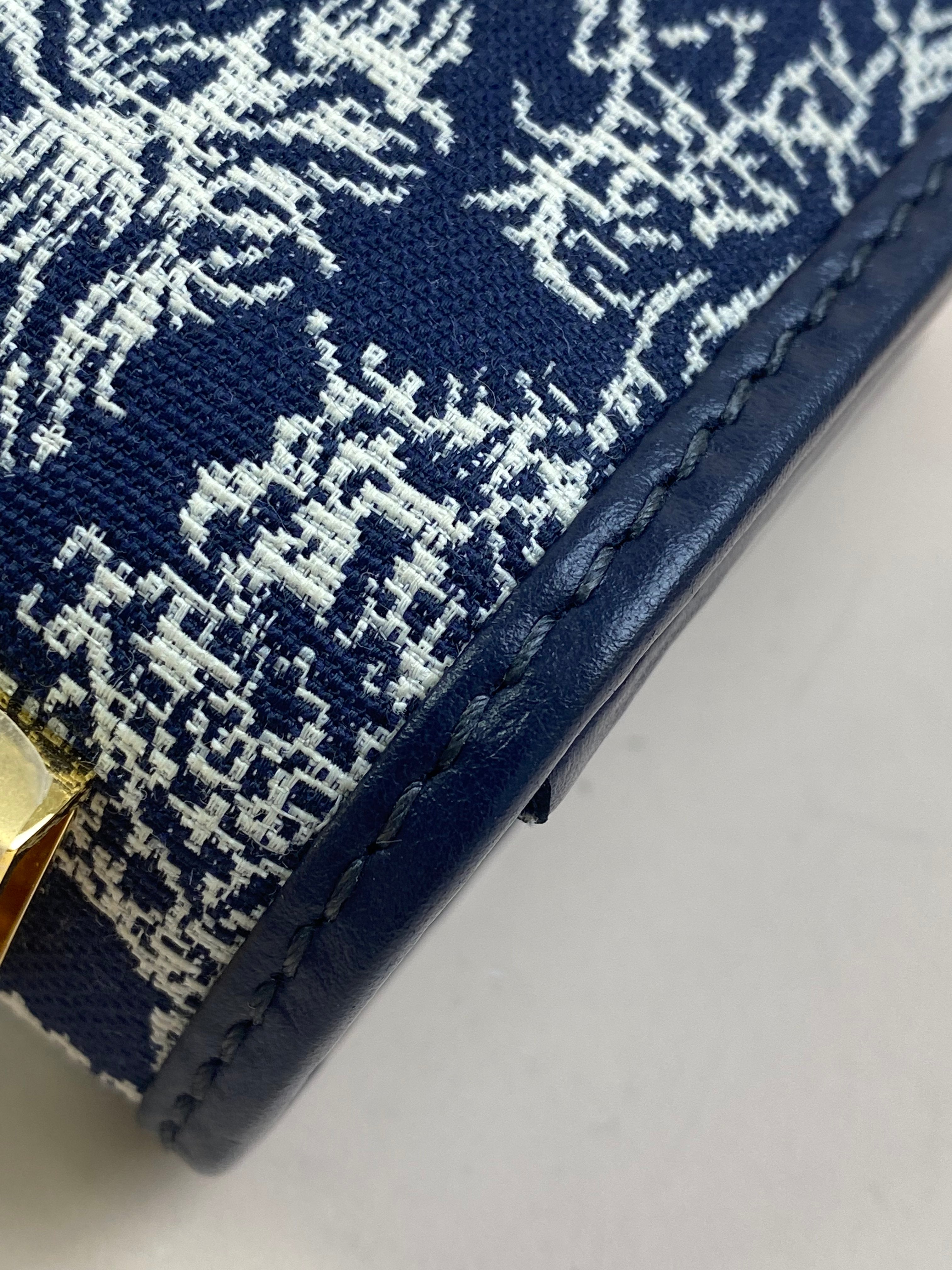 Christian Dior Navy Montaigne 30 CD Bag