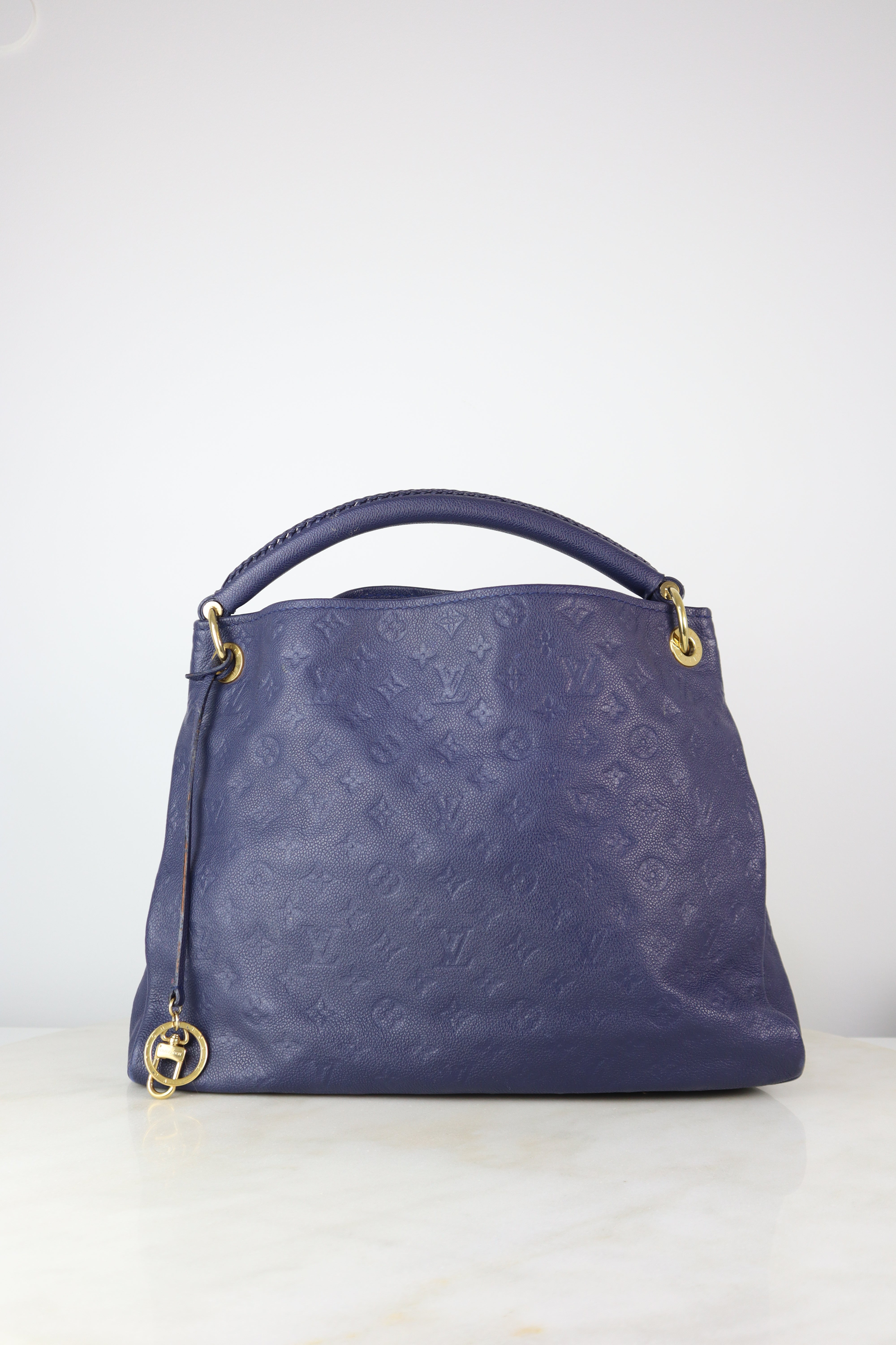 Louis Vuitton Navy Marine Monogram Empreinte Artsy MM Bag
