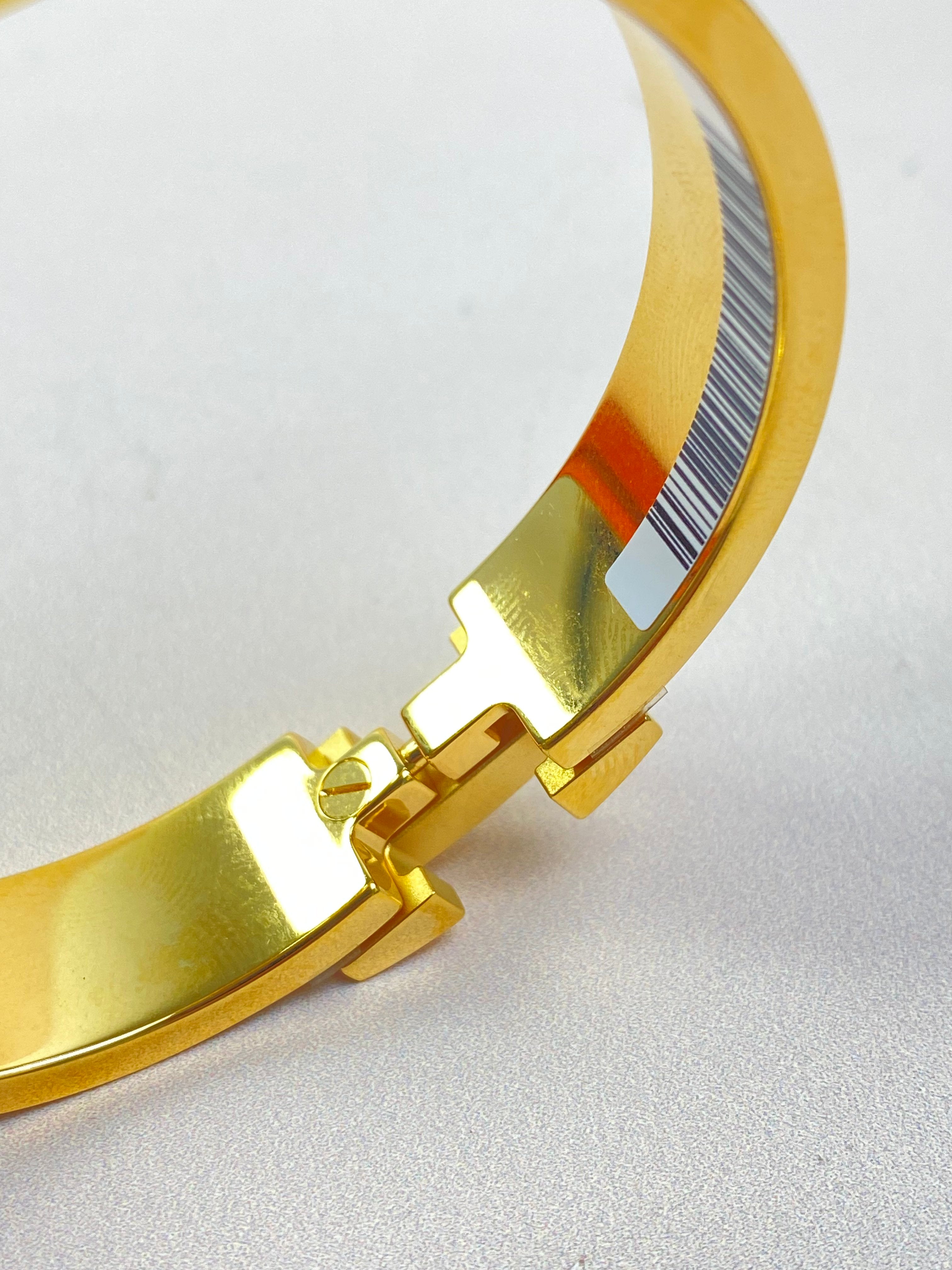 Hermes Black Clic H Bracelet