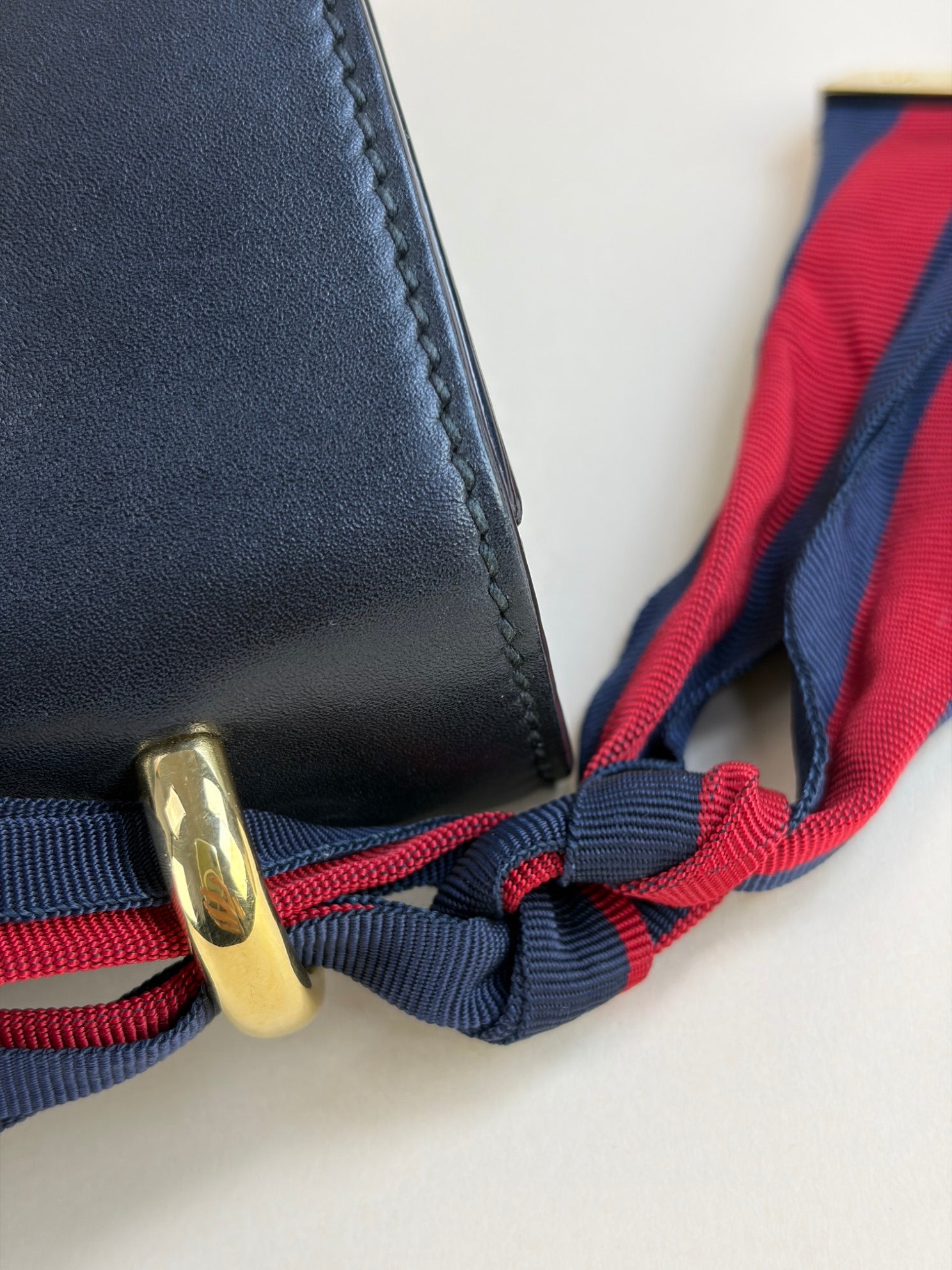 Gucci calfskin small Sylvie black shoulder bag
