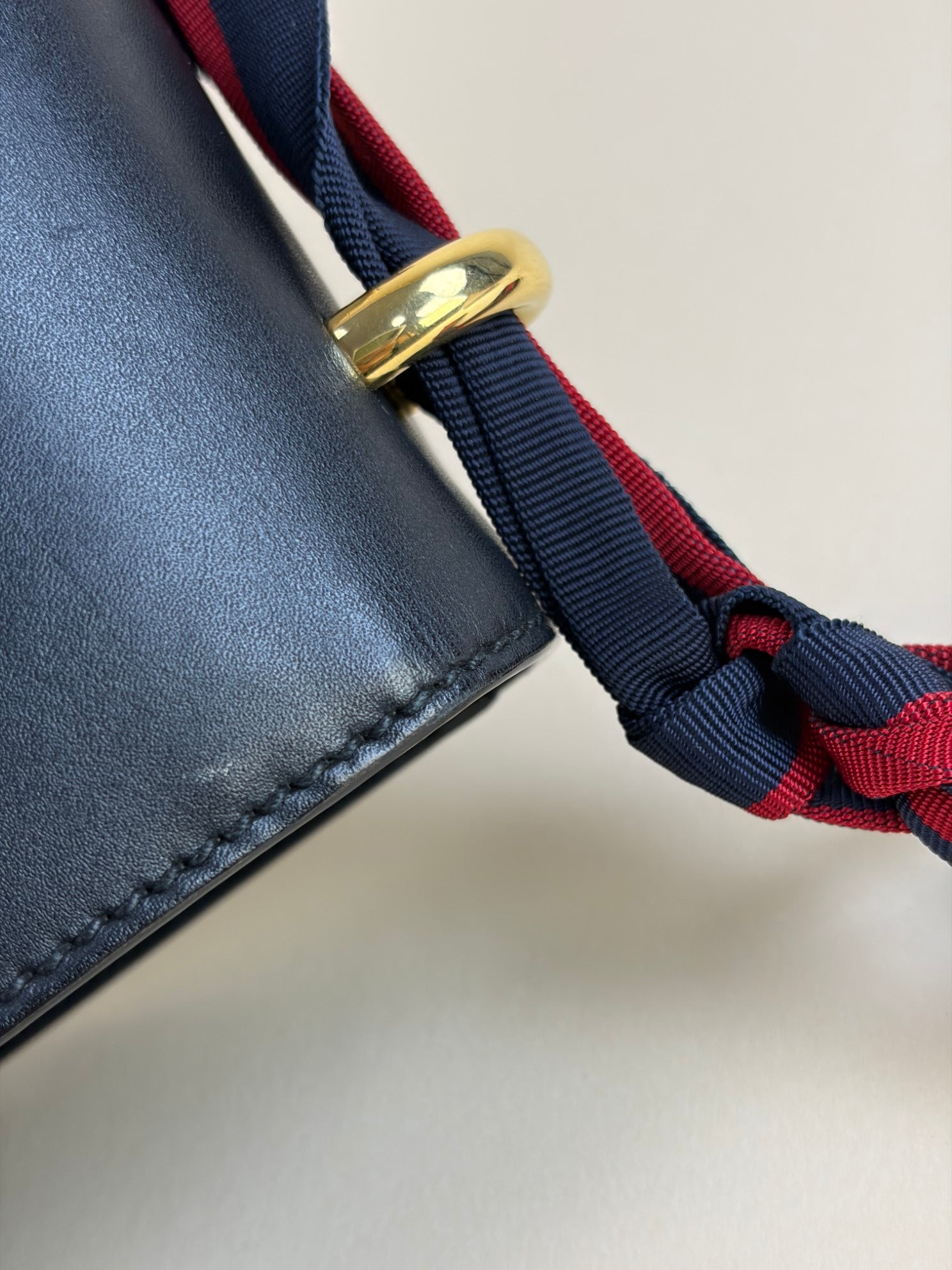 Gucci calfskin small Sylvie black shoulder bag