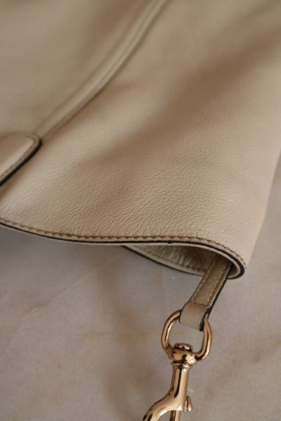 Gucci White Soho Convertible Tote Top Handle Bag