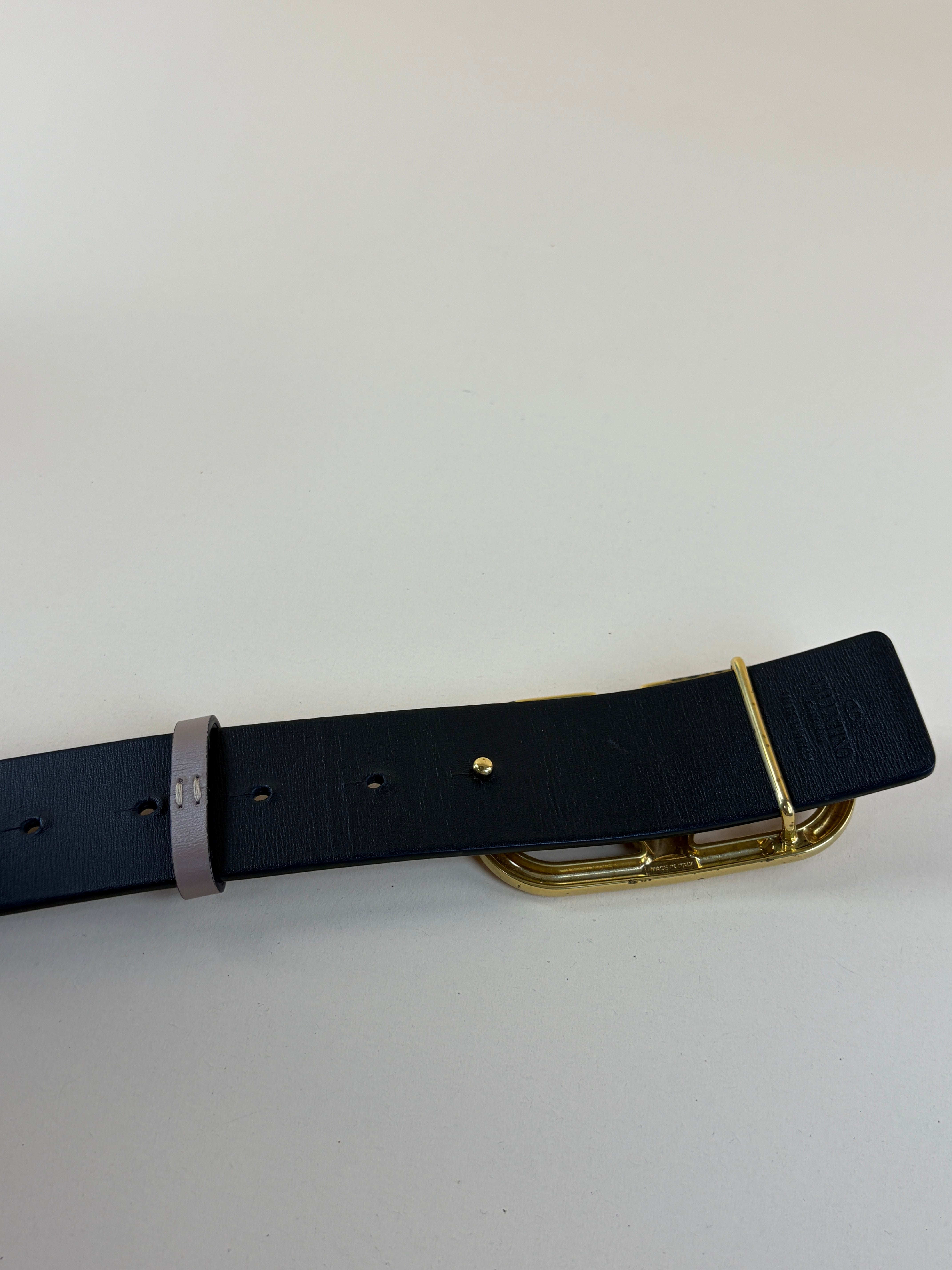 Valentino Bicolor Reversible Vlogo Signature 40mm Belt 36