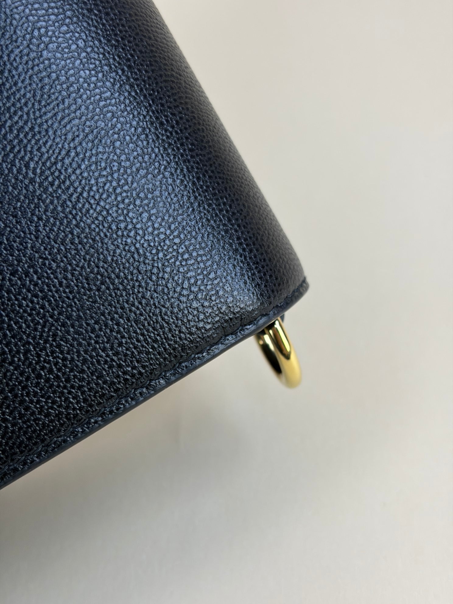 Burberry black calf and house check crossbody