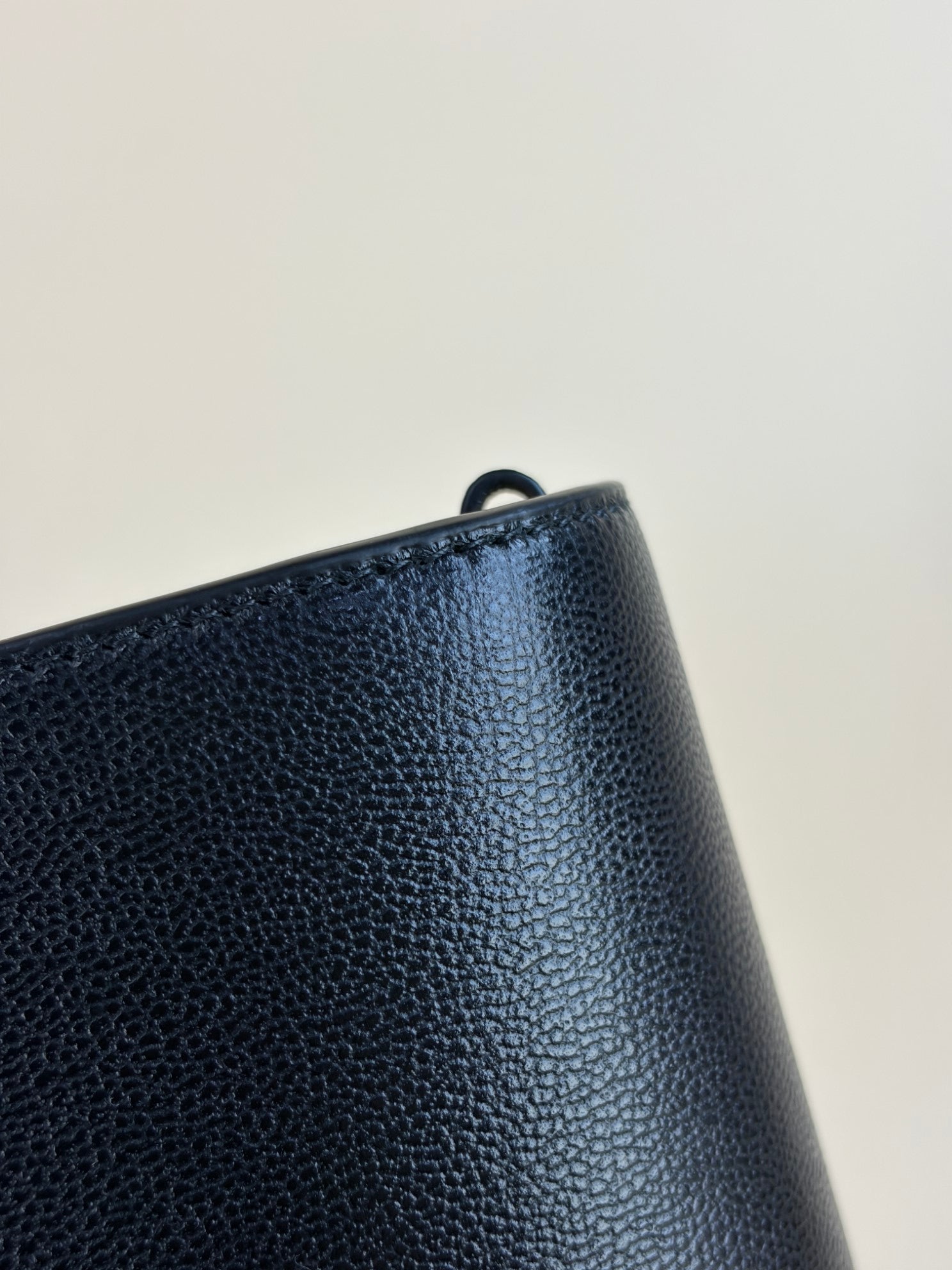 Burberry black calf and house check crossbody