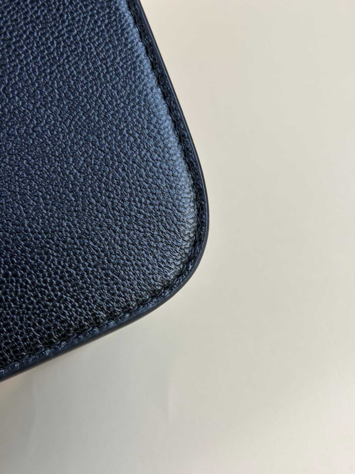 Burberry black calf and house check crossbody