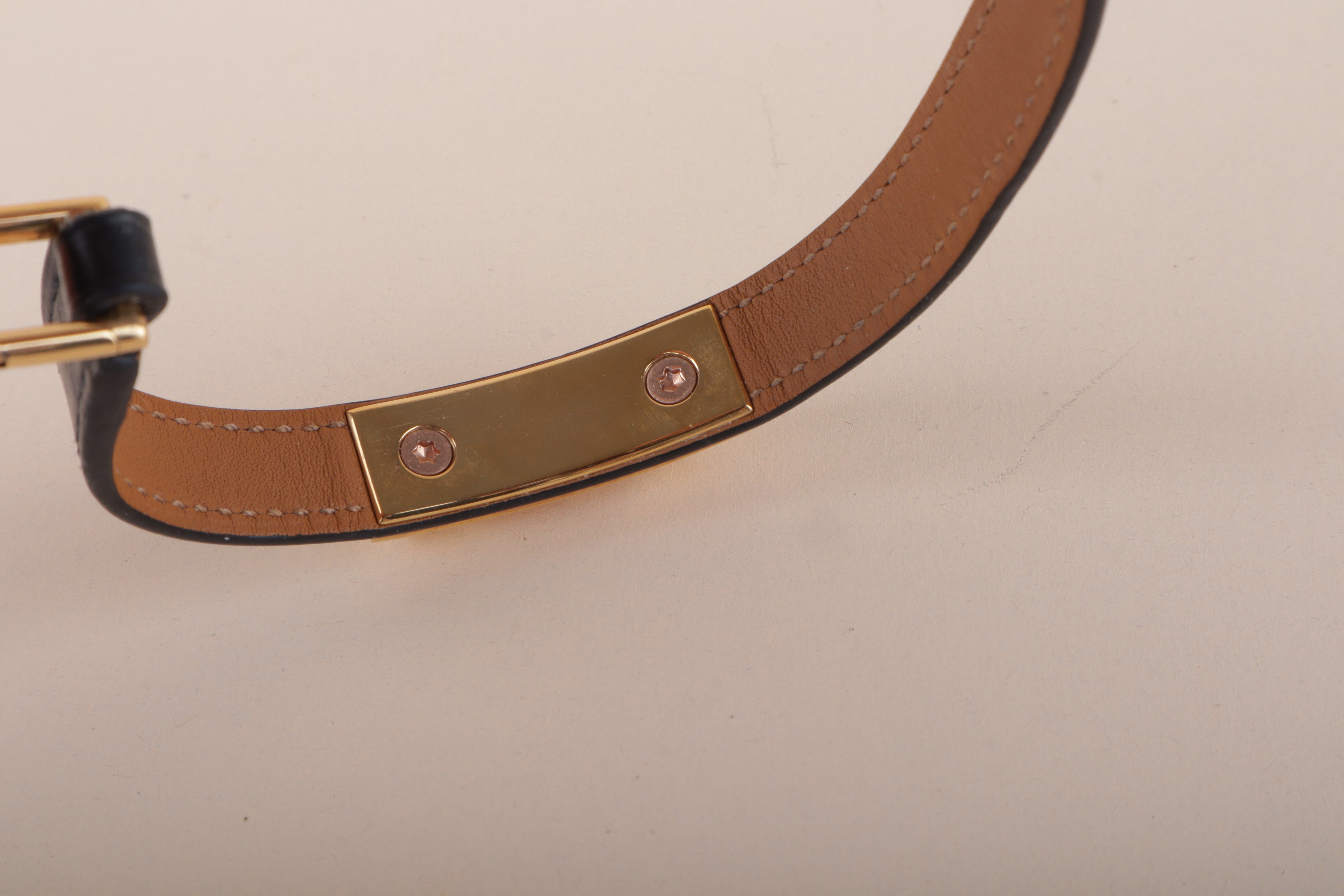 Hermes Black Rivale Double Tour Bracelet