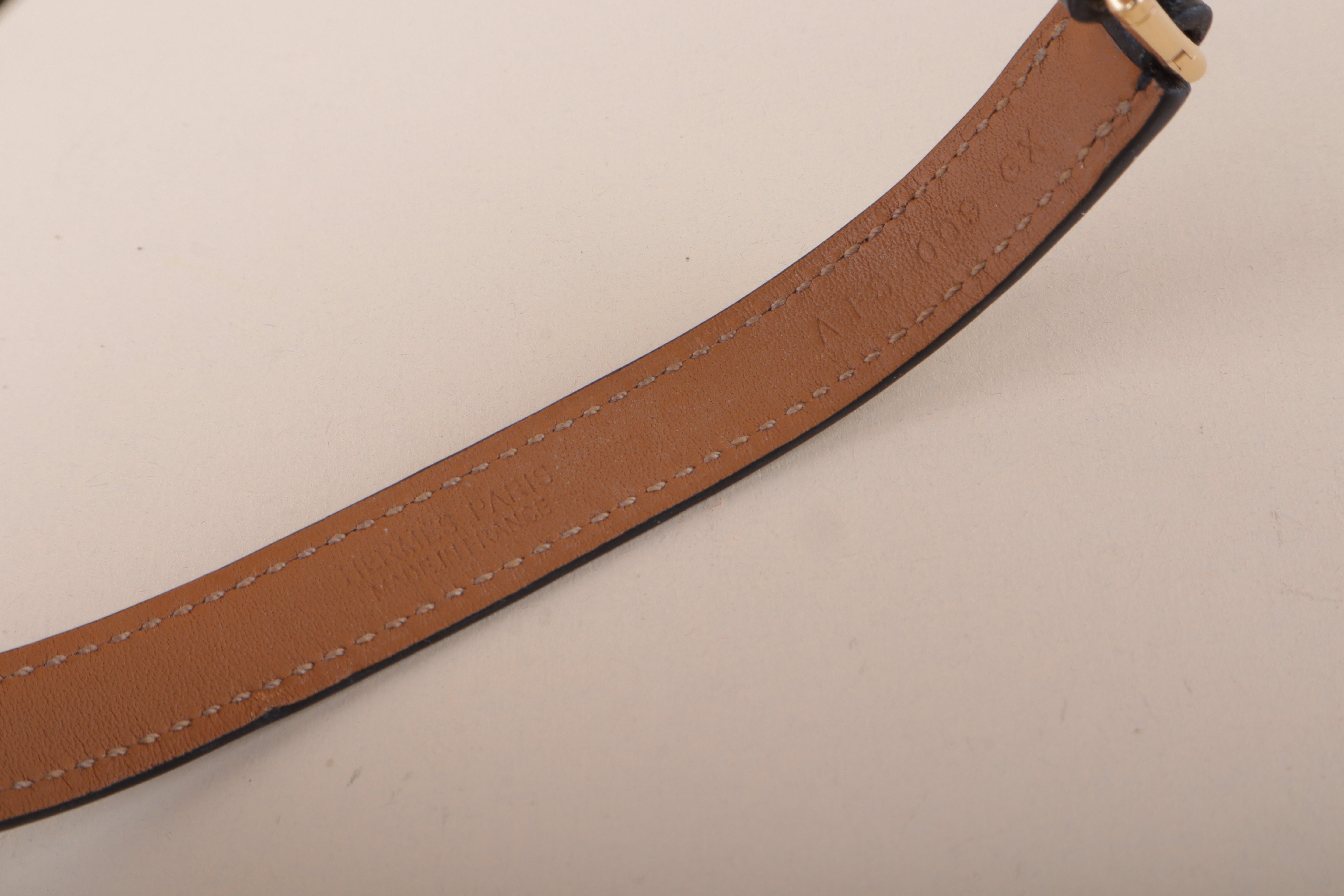 Hermes Black Rivale Double Tour Bracelet