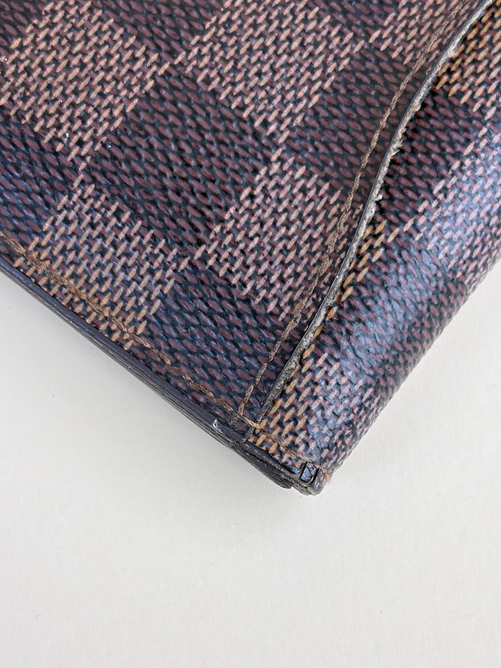 louis Vuitton Damier Ebene pocket organizer wallet