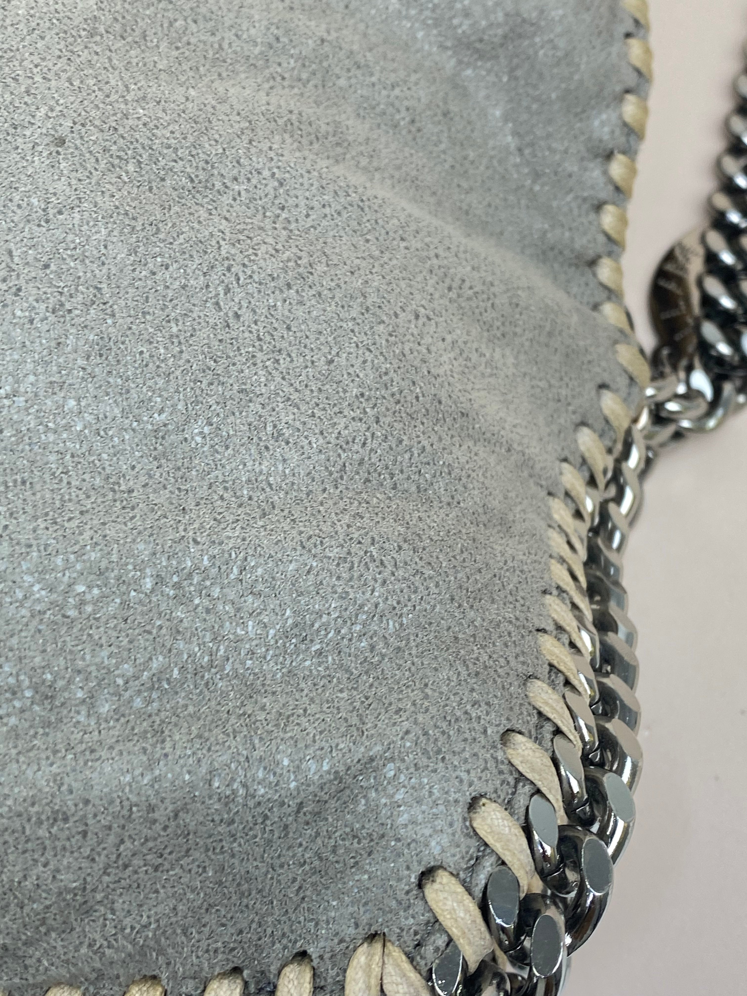 Stella Mccartney Grey Falabella 3 Chain Bag