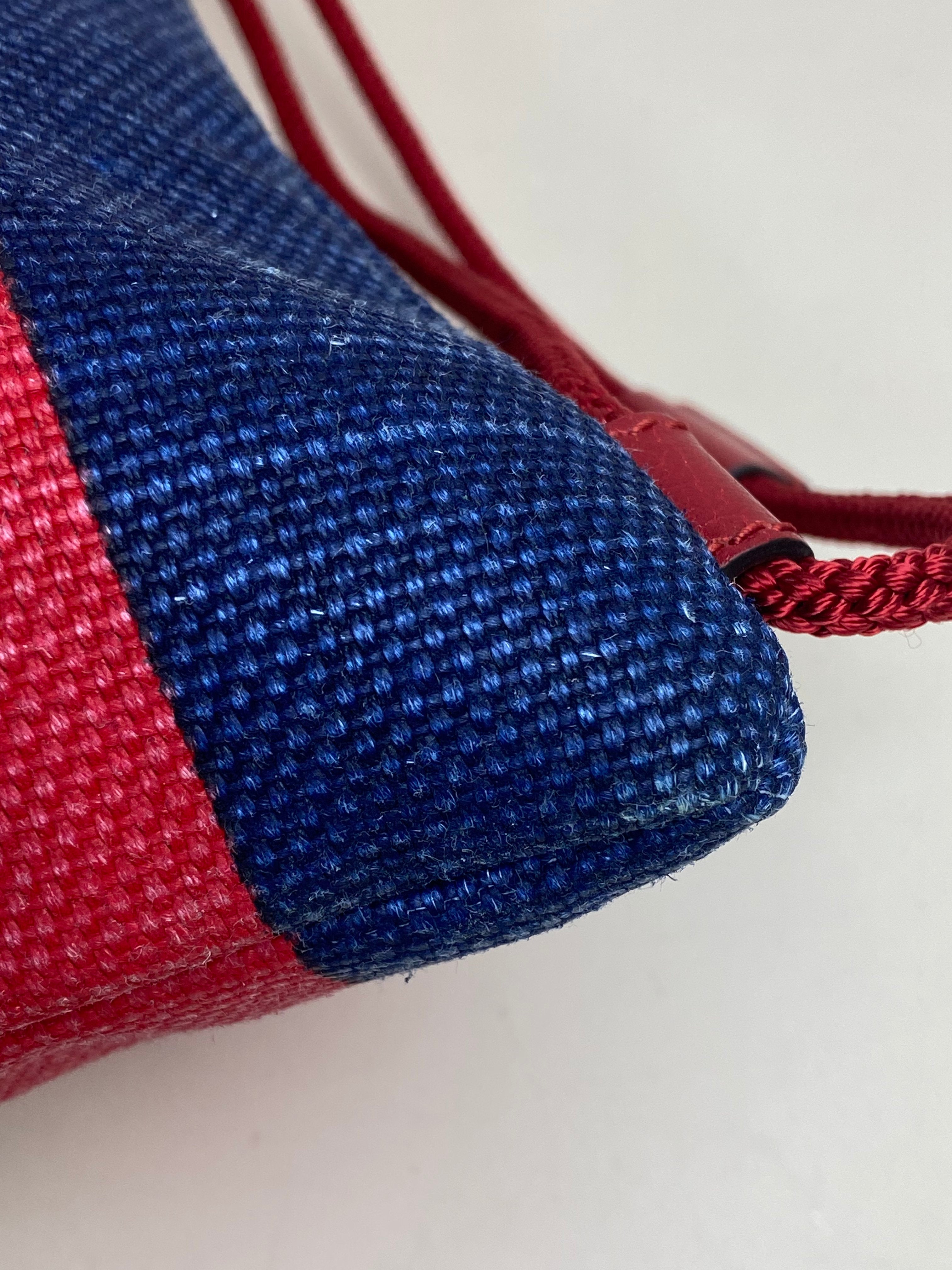 Gucci Tricolor Striped Backpack Bag