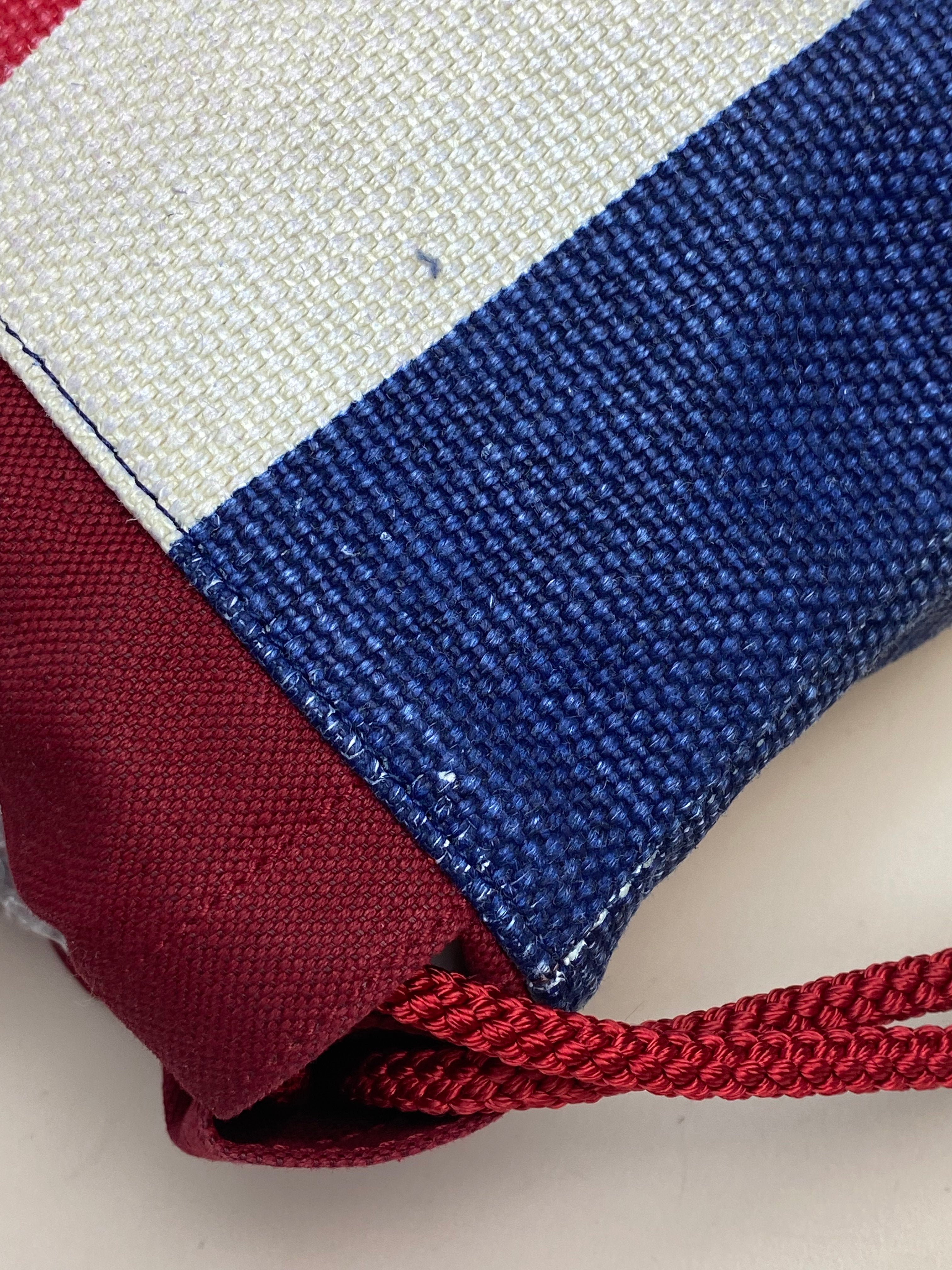 Gucci Tricolor Striped Backpack Bag